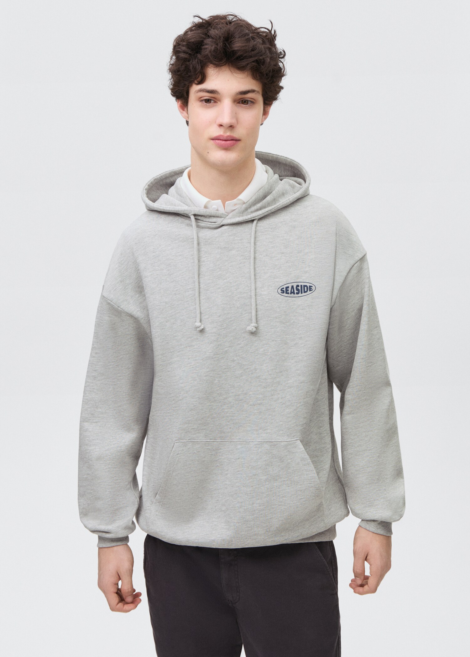 Printed cotton sweatshirt - Medium plane