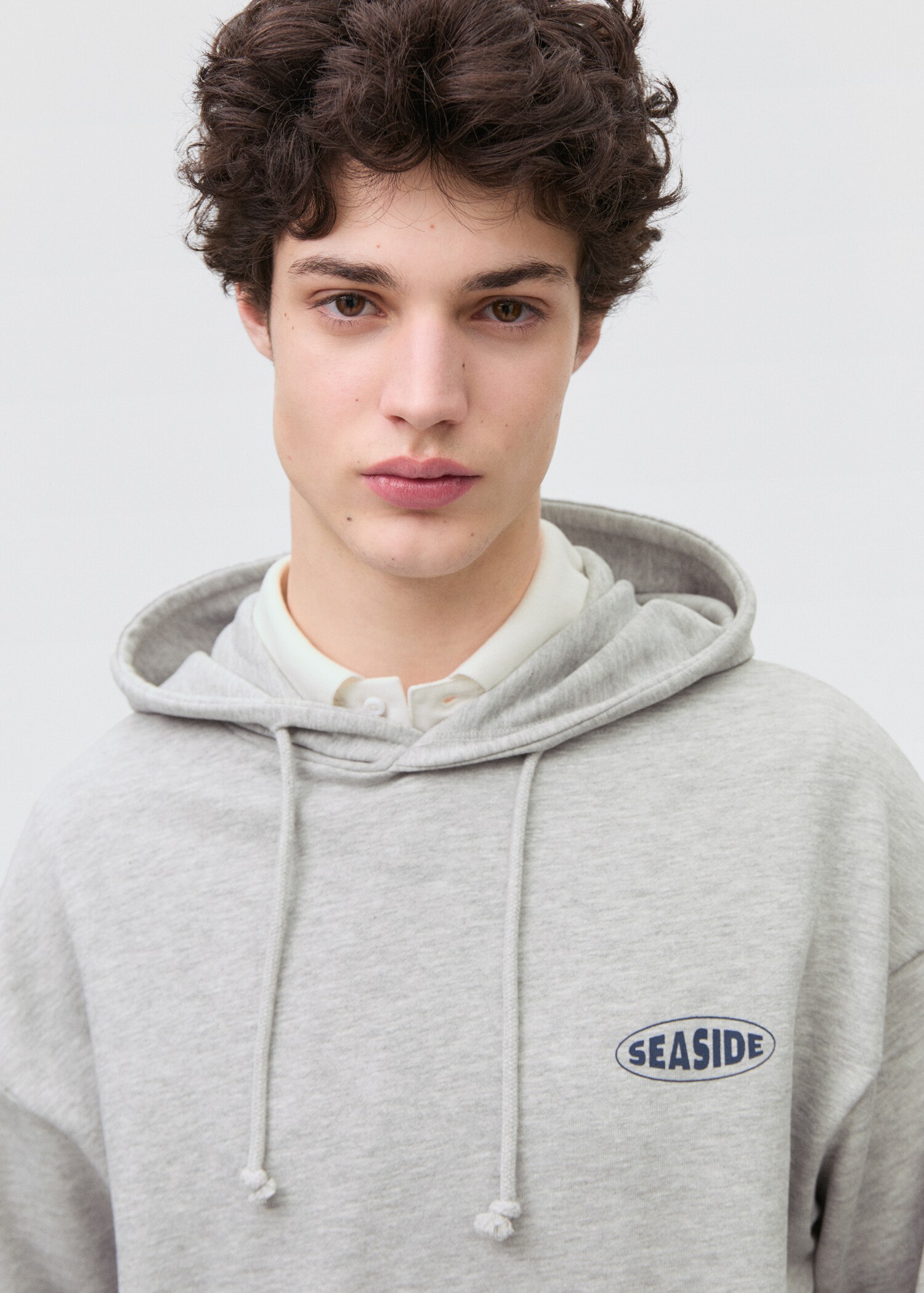 Printed cotton sweatshirt - Details of the article 1