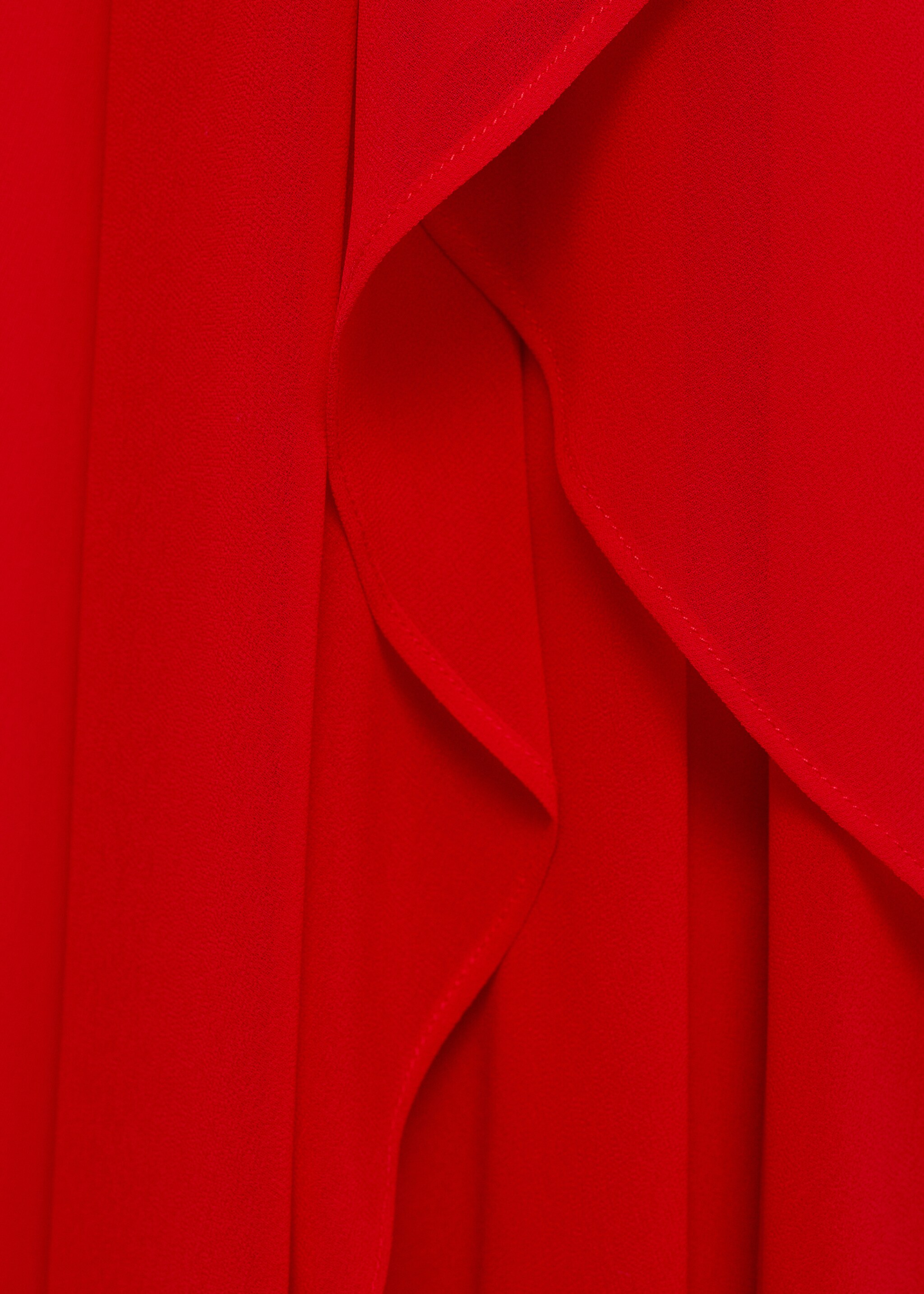 Vestido asimétrico manga acampanada - Detalle del artículo 0