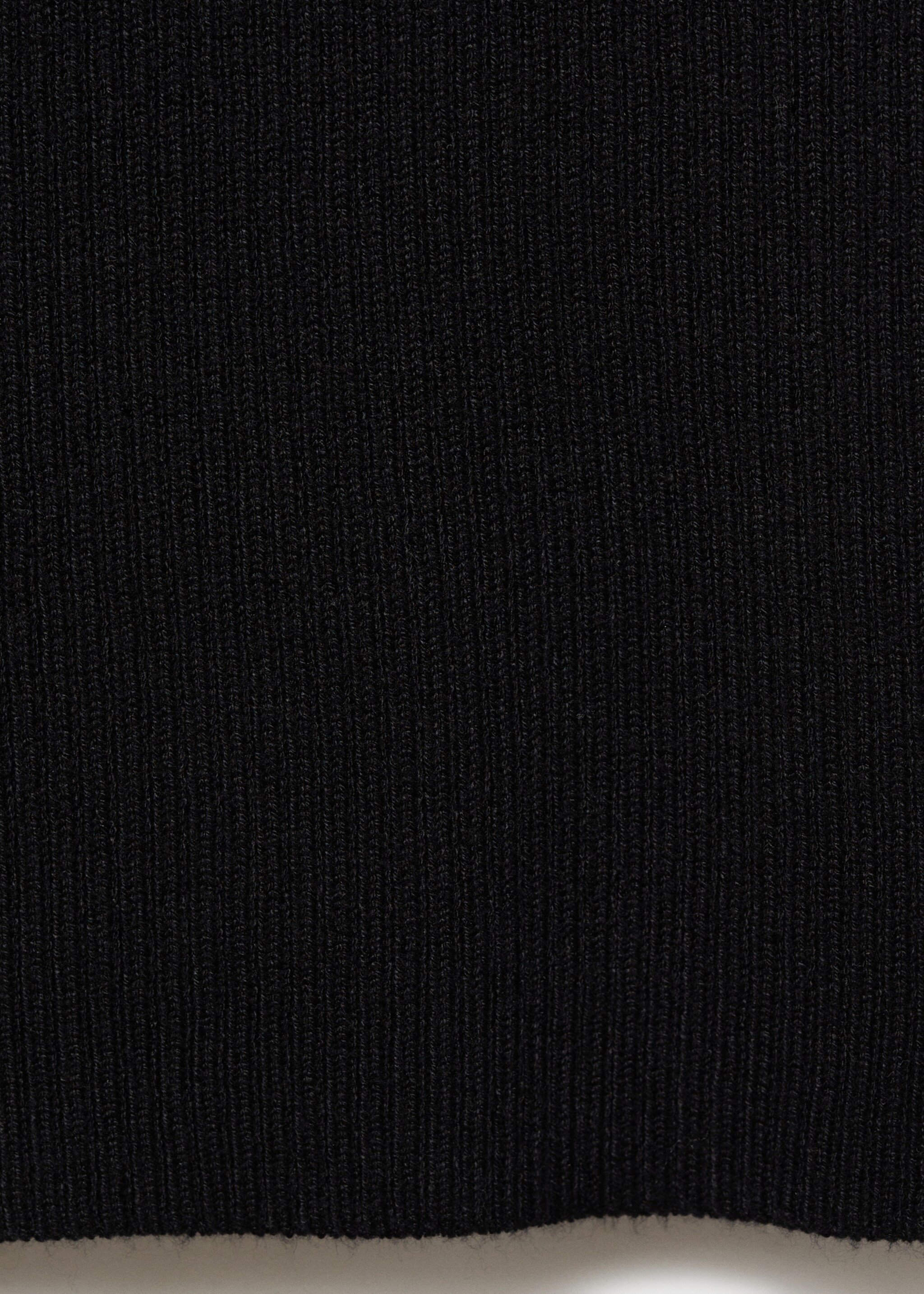 Polo-neck knitted top - Details of the article 0