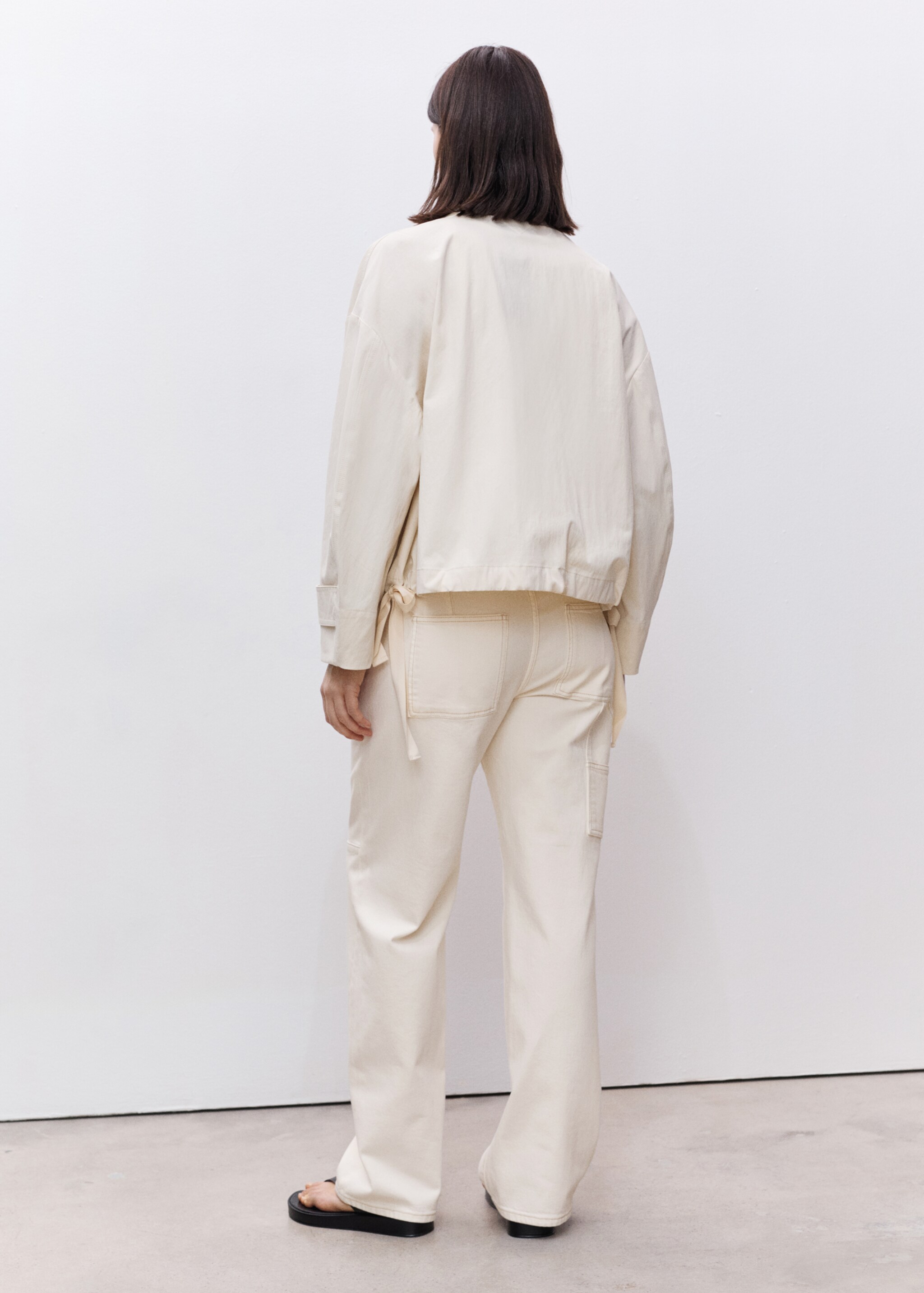 Maternity wideleg jeans - Reverse of the article
