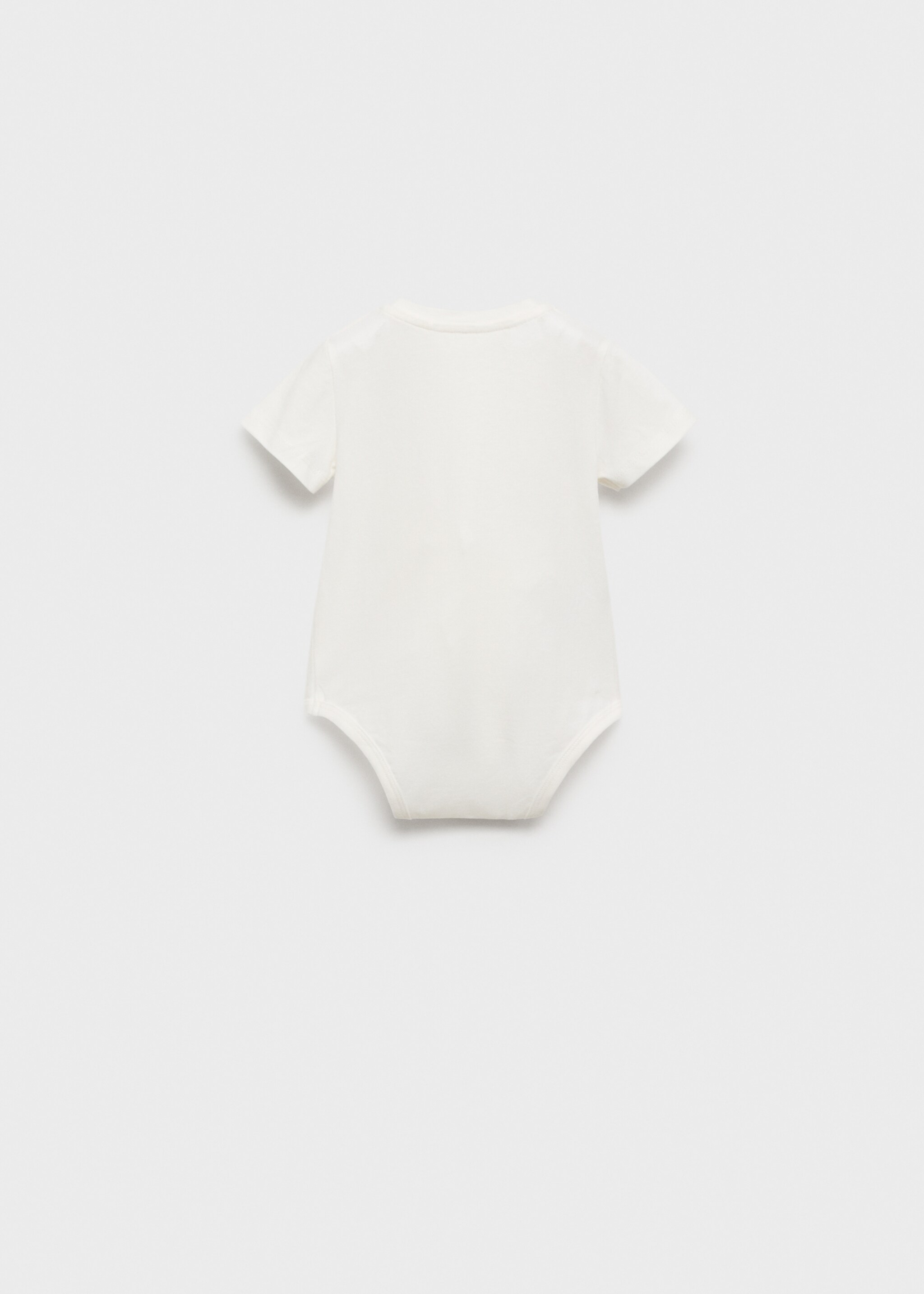 Body cotone collo alla coreana - Retro dell'articolo