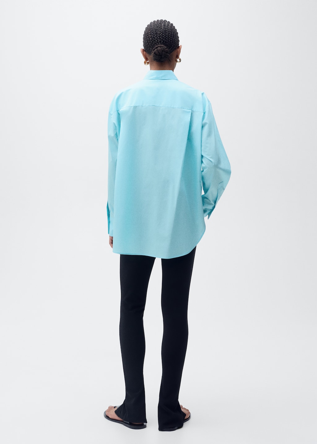 Oversize poplin shirt - Women | MANGO USA Oversize poplin shirt - Women | MANGO USA