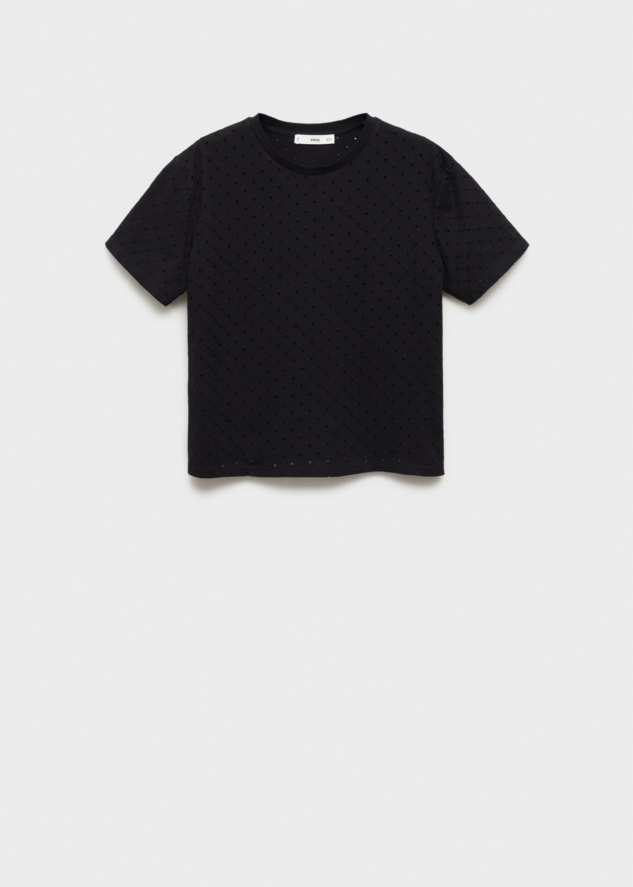 T-shirt broderies ajourées - Article sans modèle