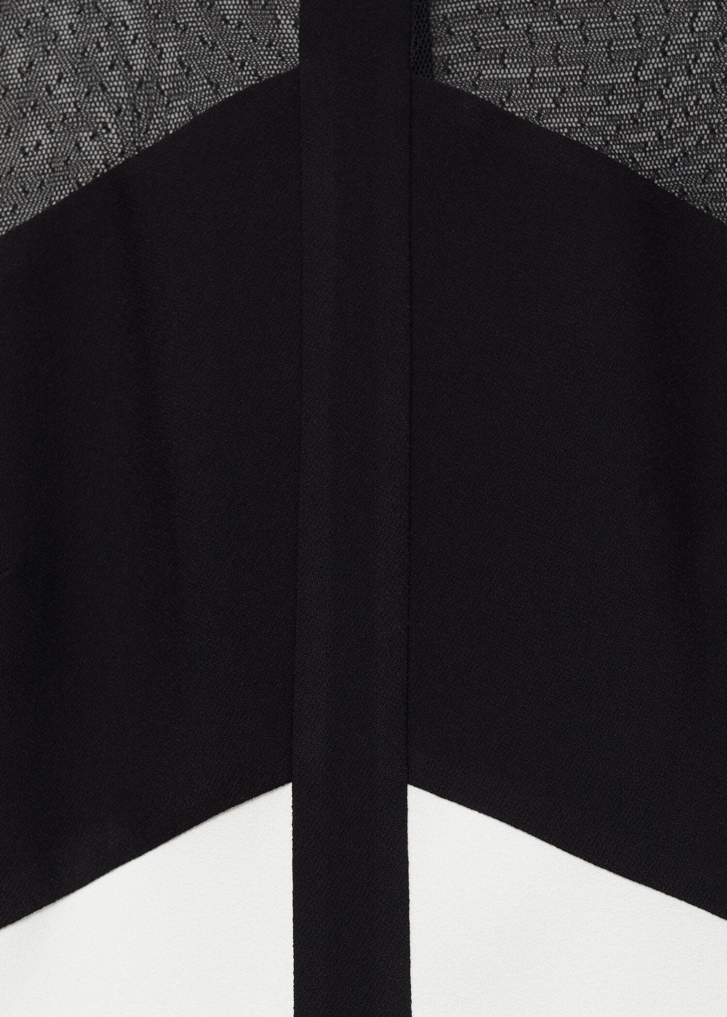 Two-tone panel dress - Details of the article 8