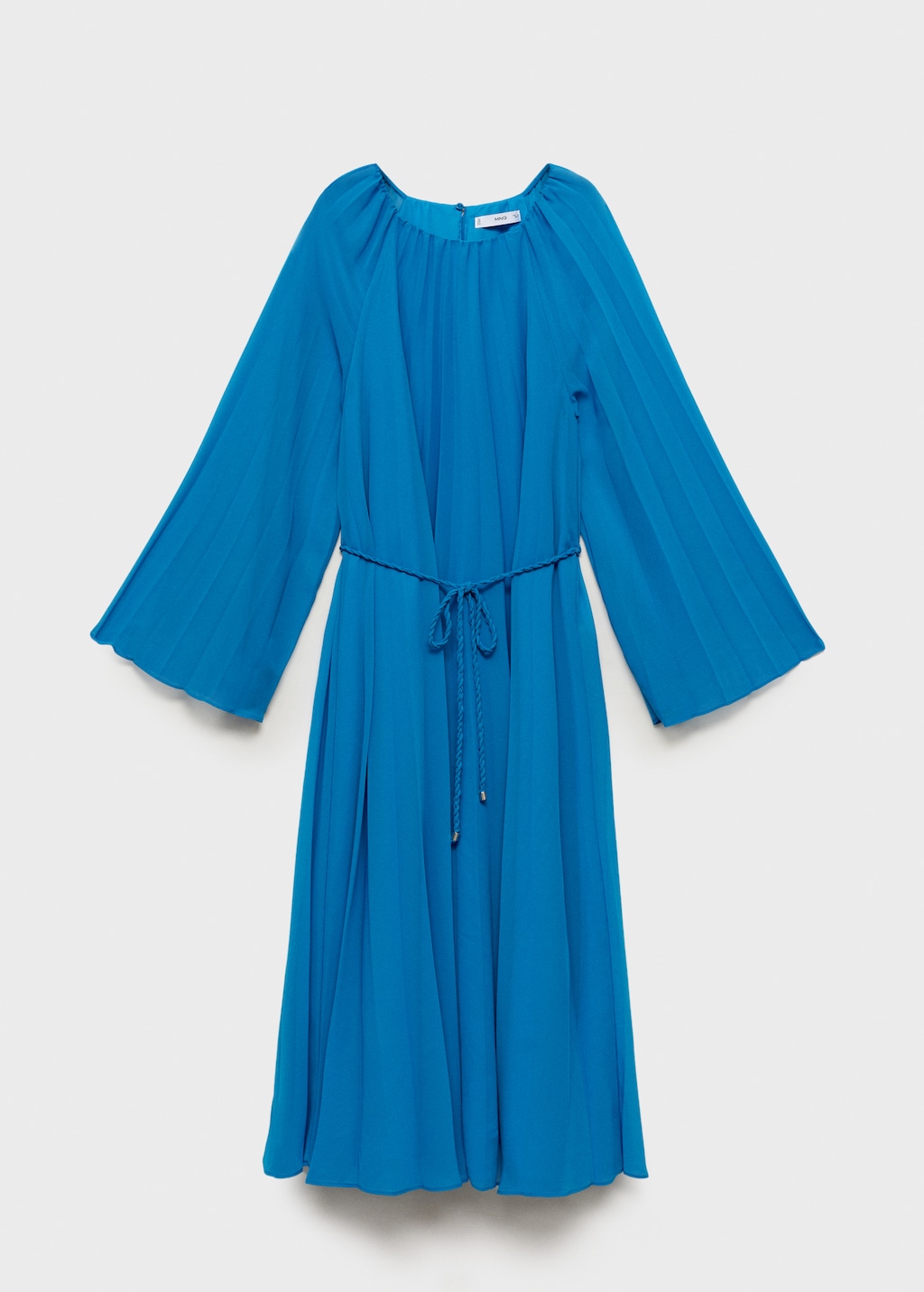 Flared-sleeve pleated dress - image 5