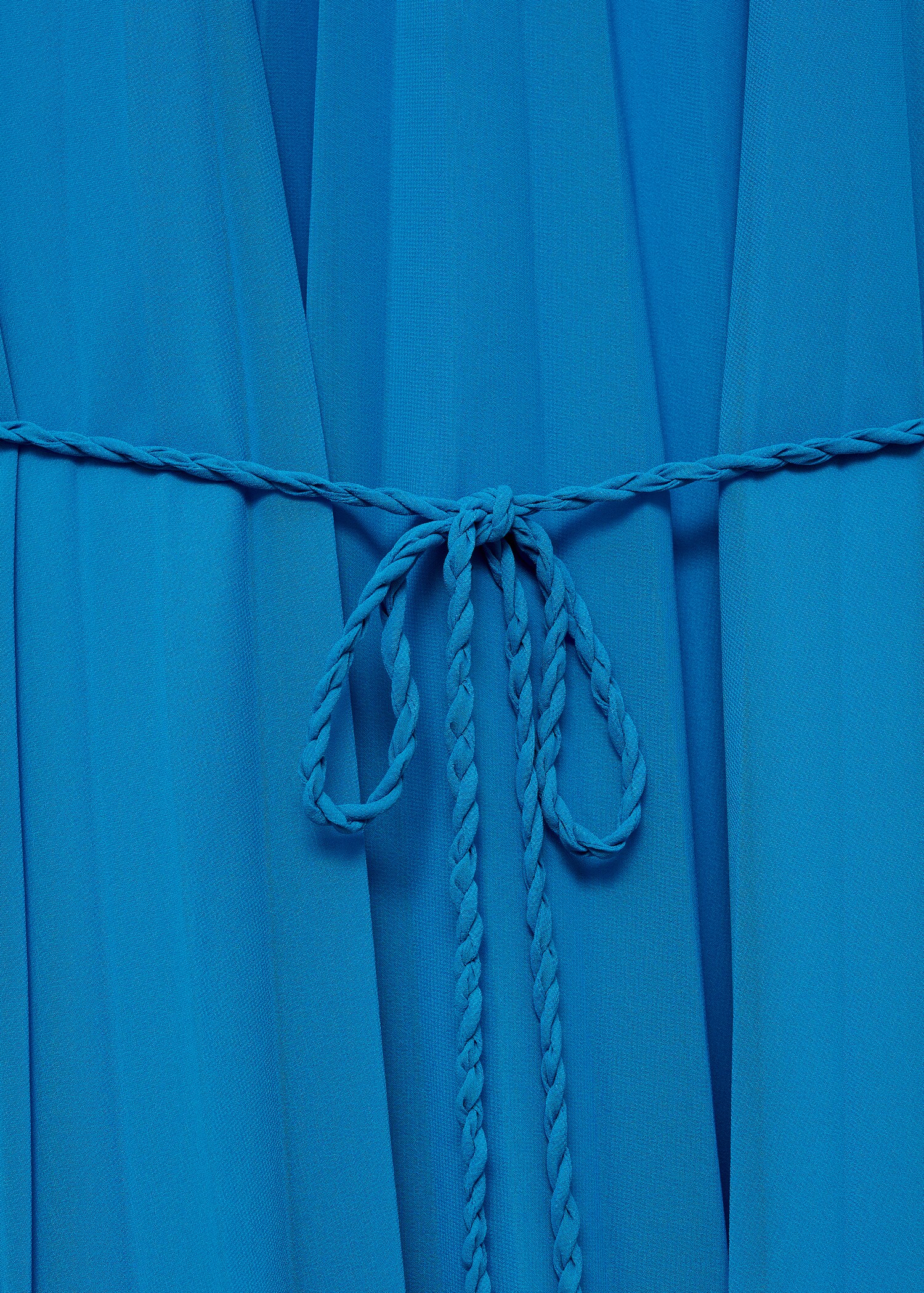 Flared-sleeve pleated dress - Details of the article 8