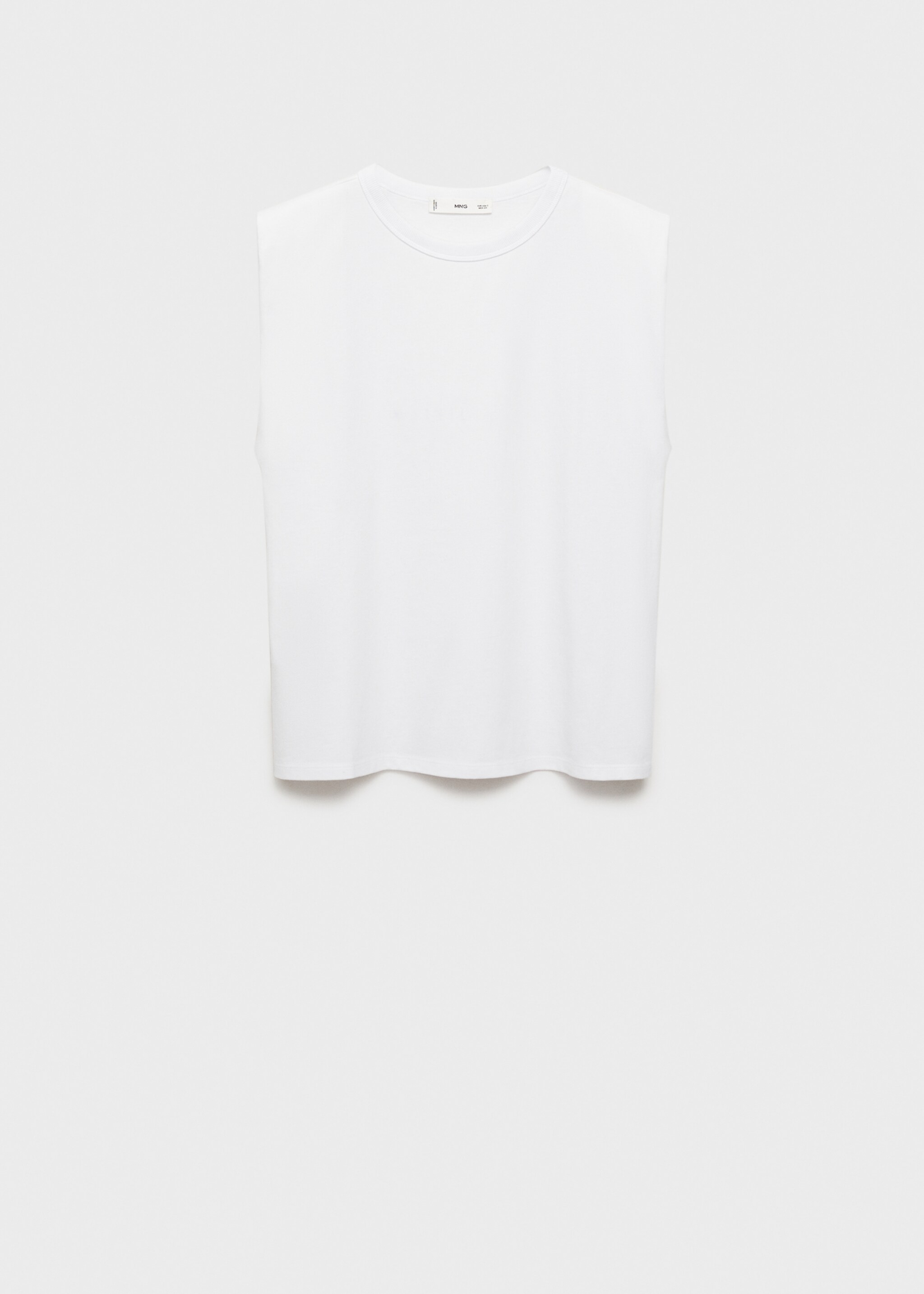 Short-sleeved cotton t-shirt - Article without model