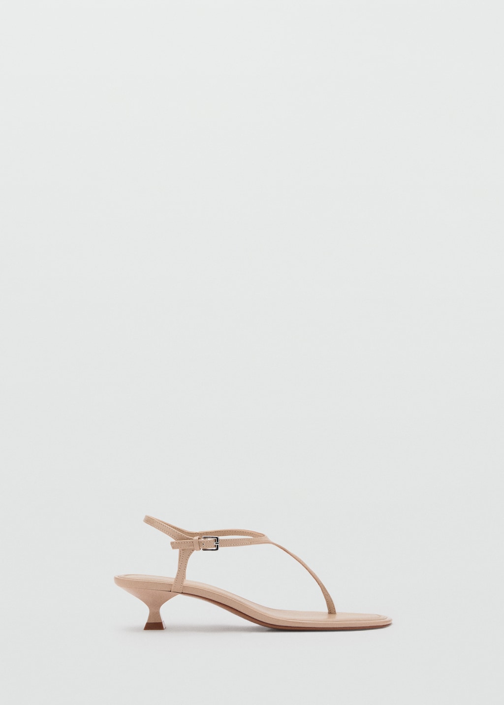 Kitten-heel sandals with strap - Women | MANGO USA