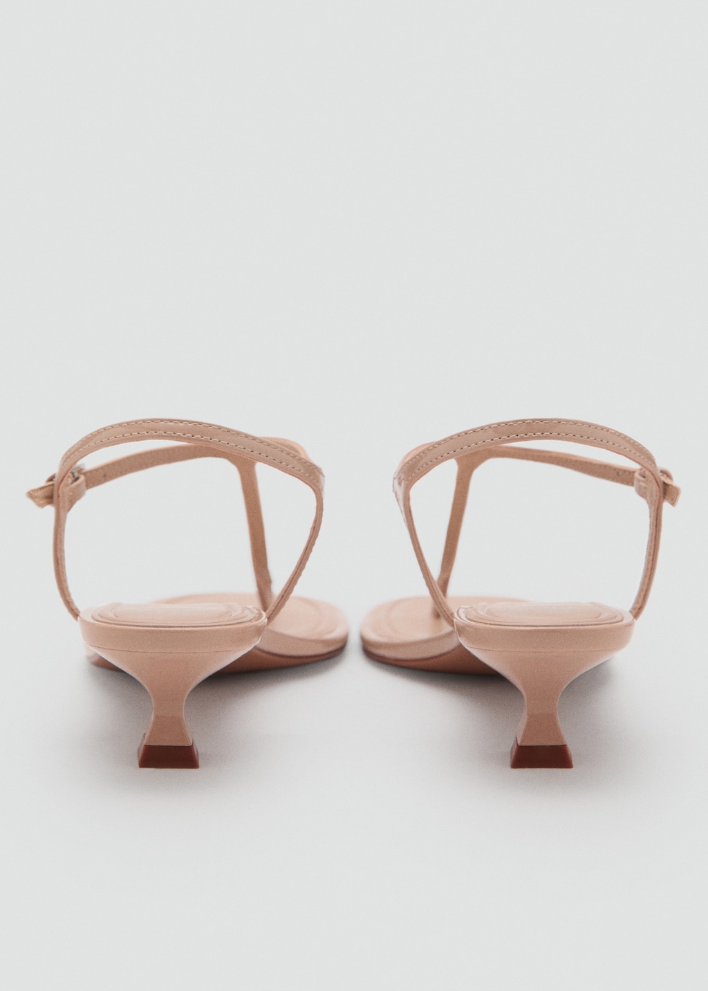 Kitten-heel sandals with strap - image 4