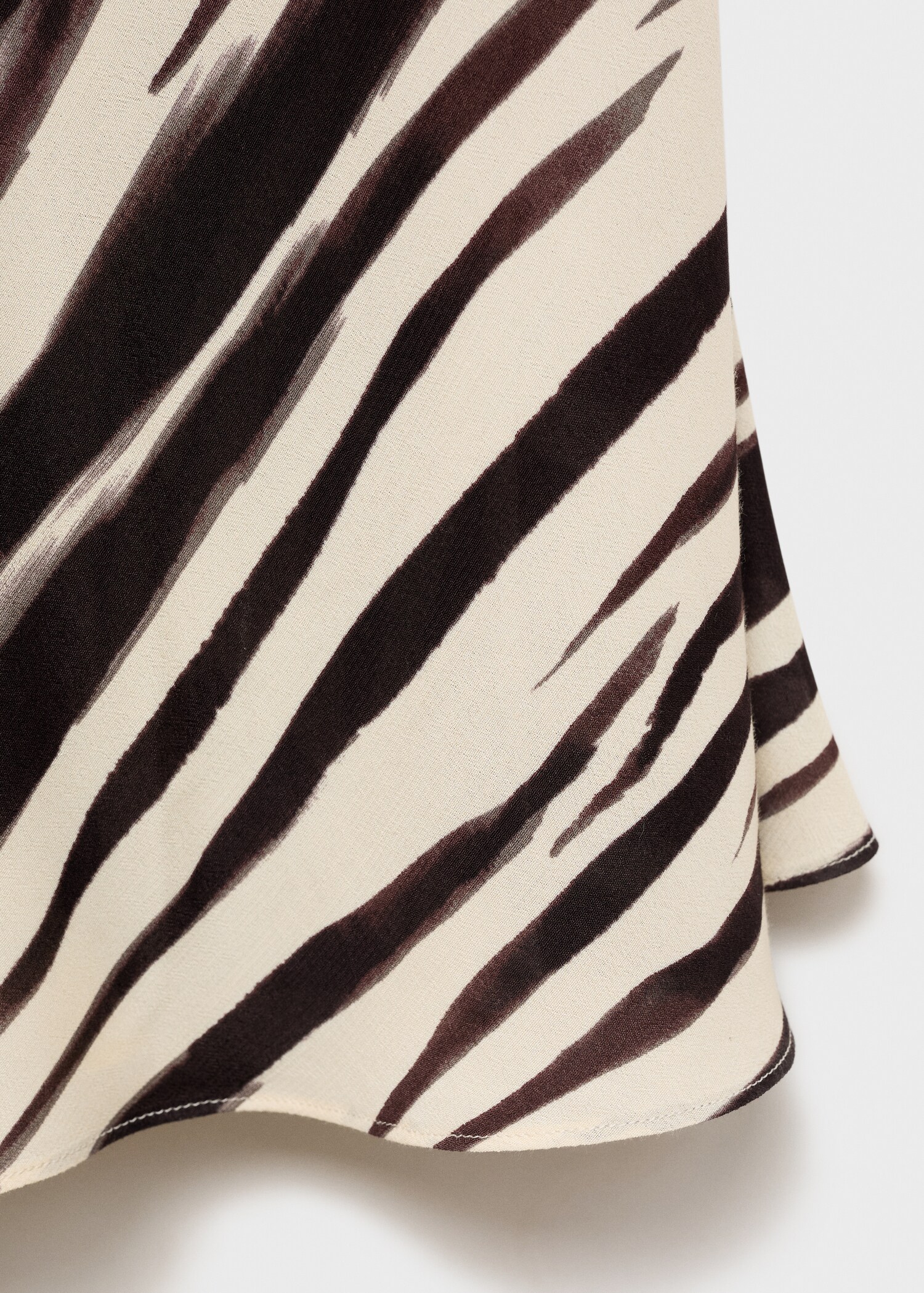 Midi-jurk met zebraprint - Detail van het artikel 0