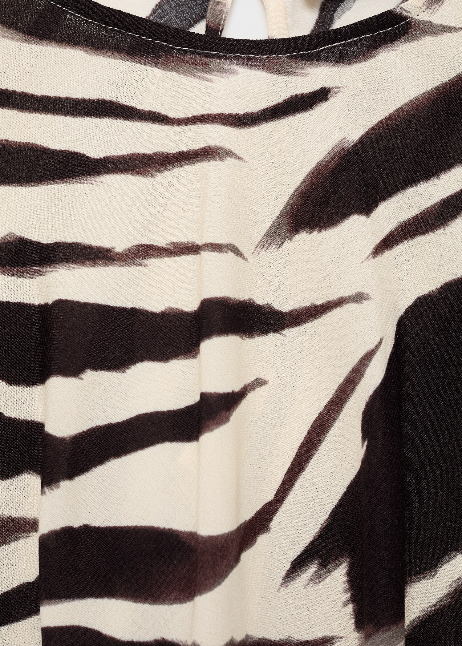 Midi-jurk met zebraprint - Detail van het artikel 8