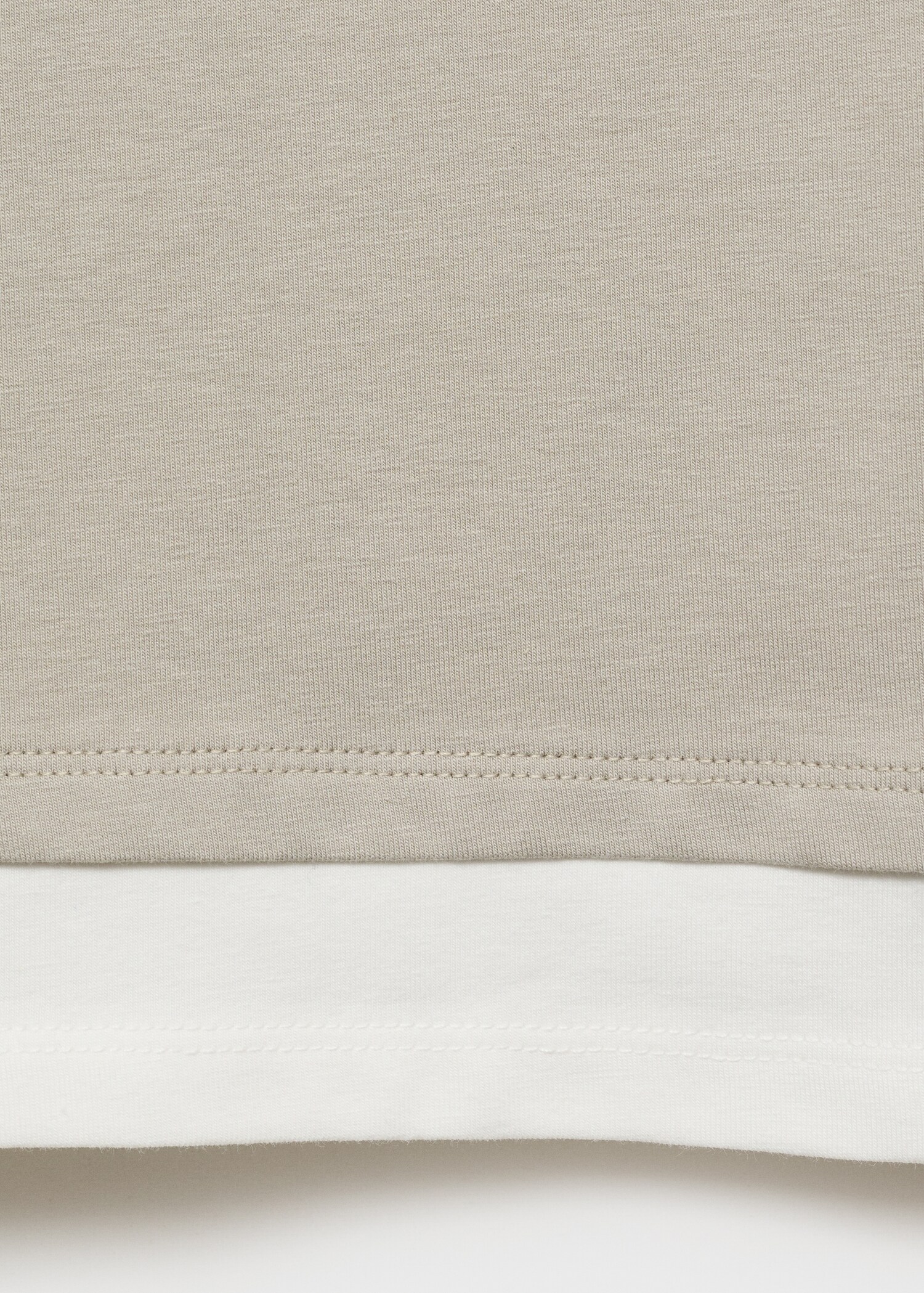 T-Shirt im Material-Mix - Detail des Artikels 0