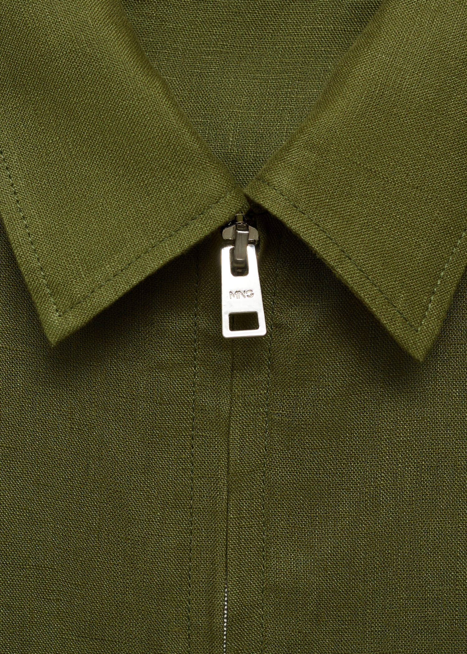 100% linen jacket with pockets - Details of the article 8
