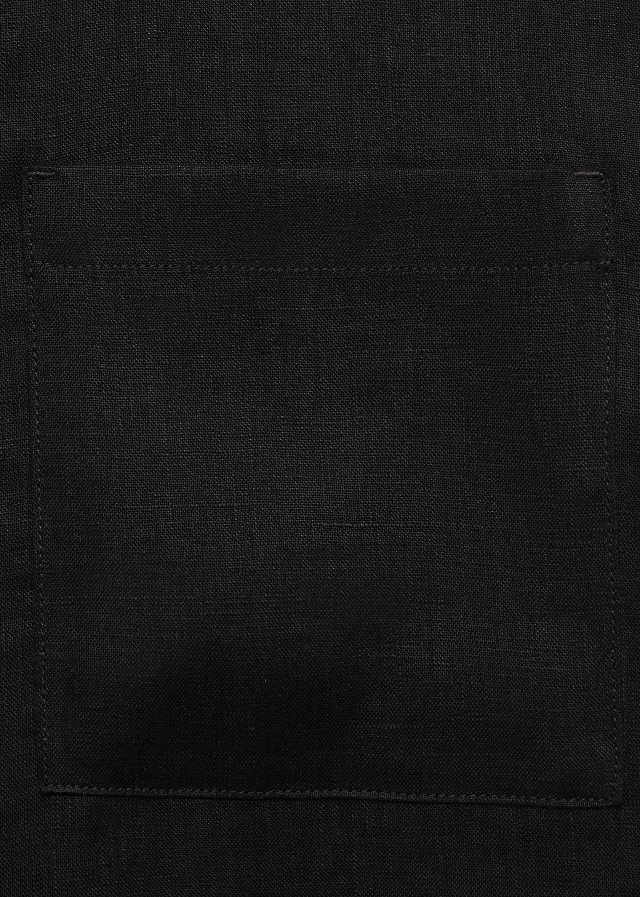 100% linen jacket with zip - Details of the article 0