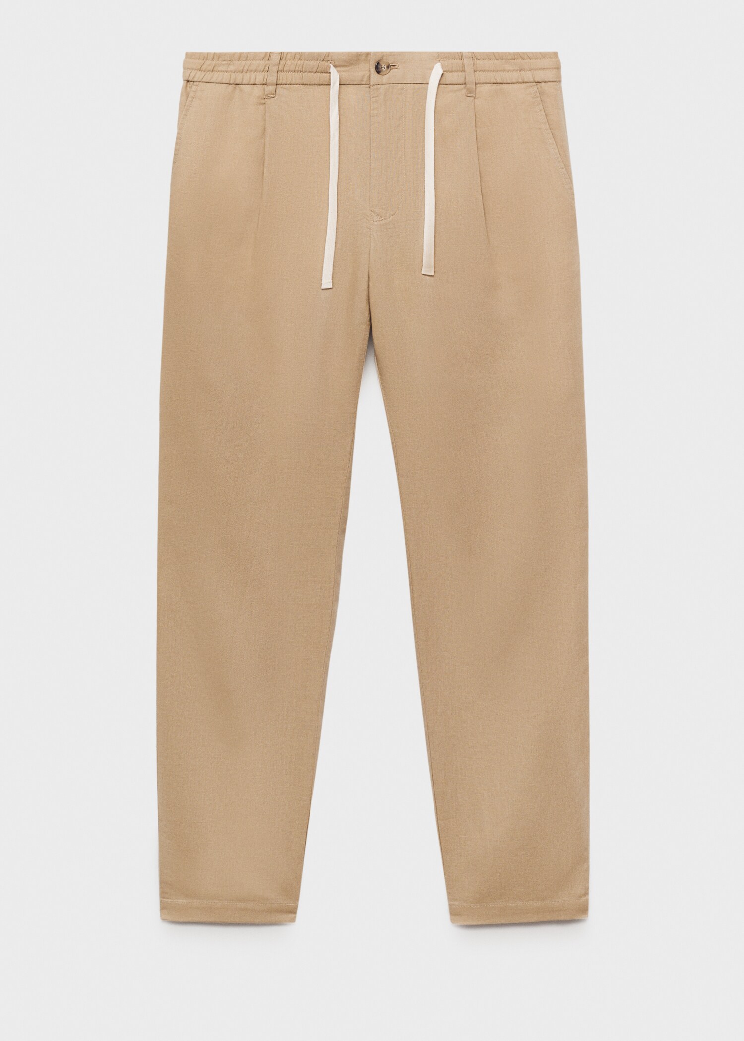 Slim-fit trousers with drawstring - Article without model