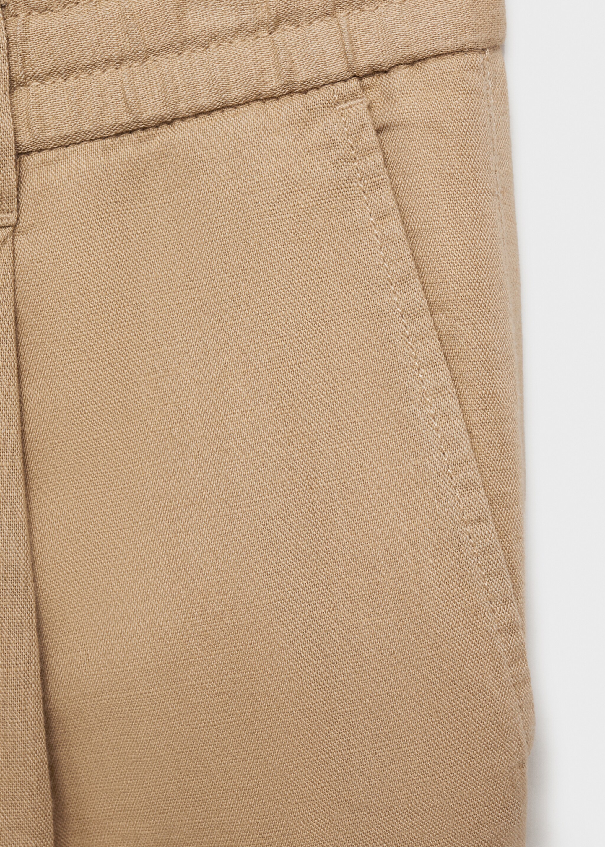 Slim-fit trousers with drawstring - Details of the article 0