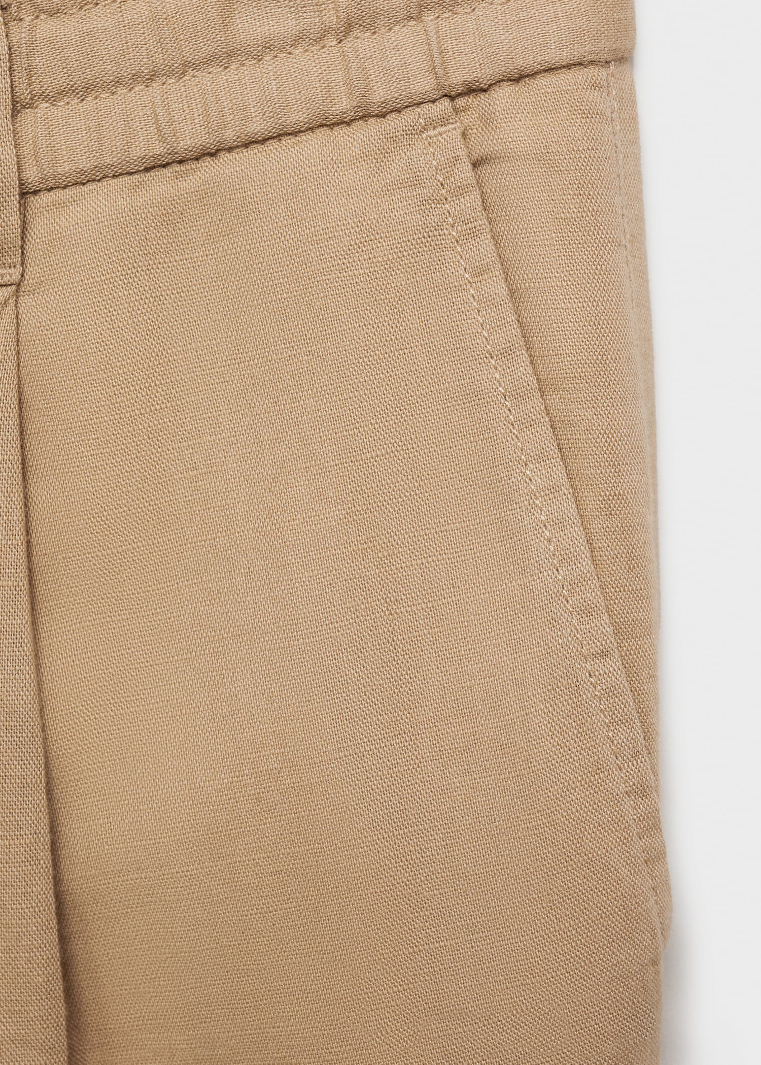 Slim-fit trousers with drawstring - Details of the article 0