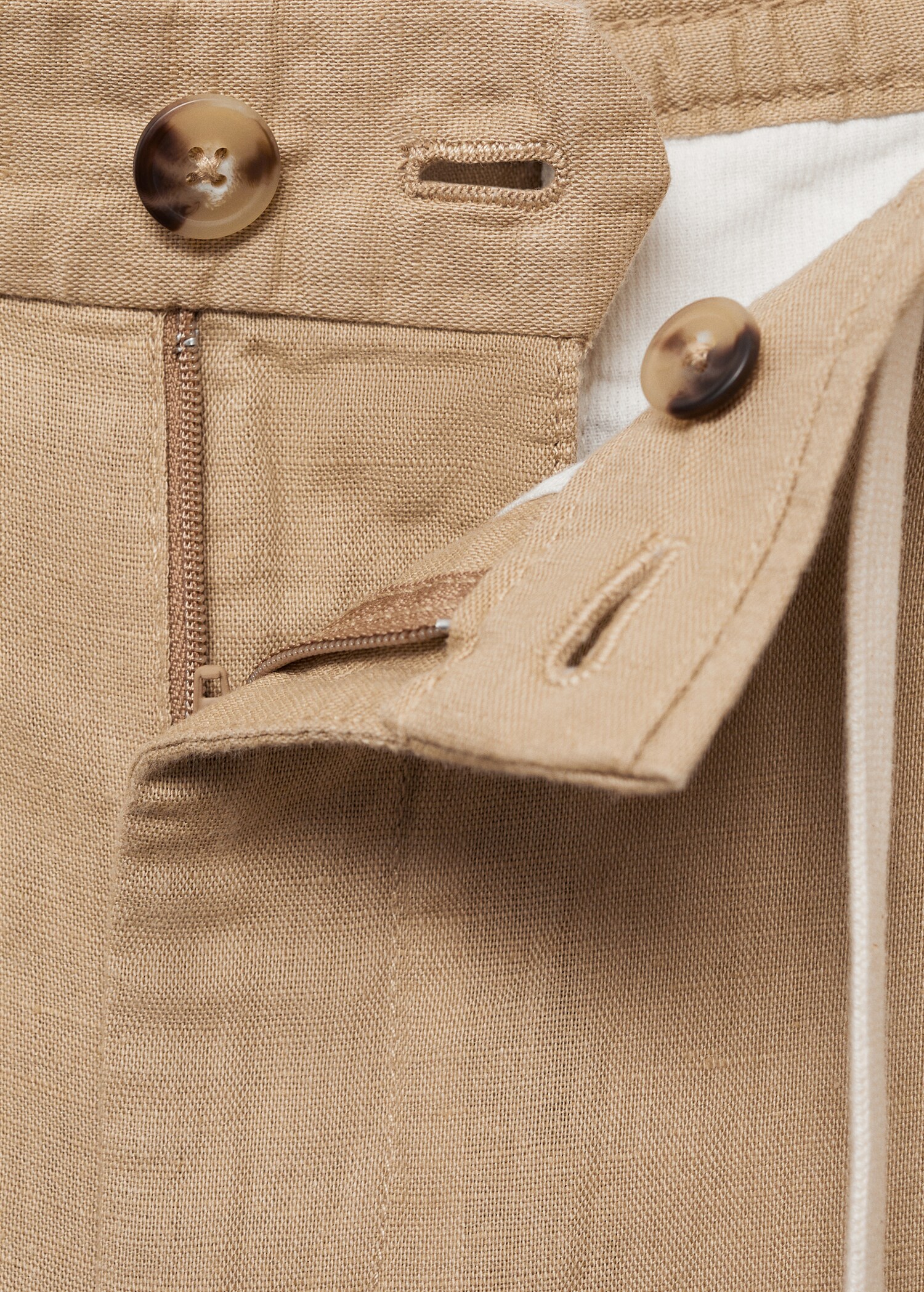 Slim-fit trousers with drawstring - Details of the article 8