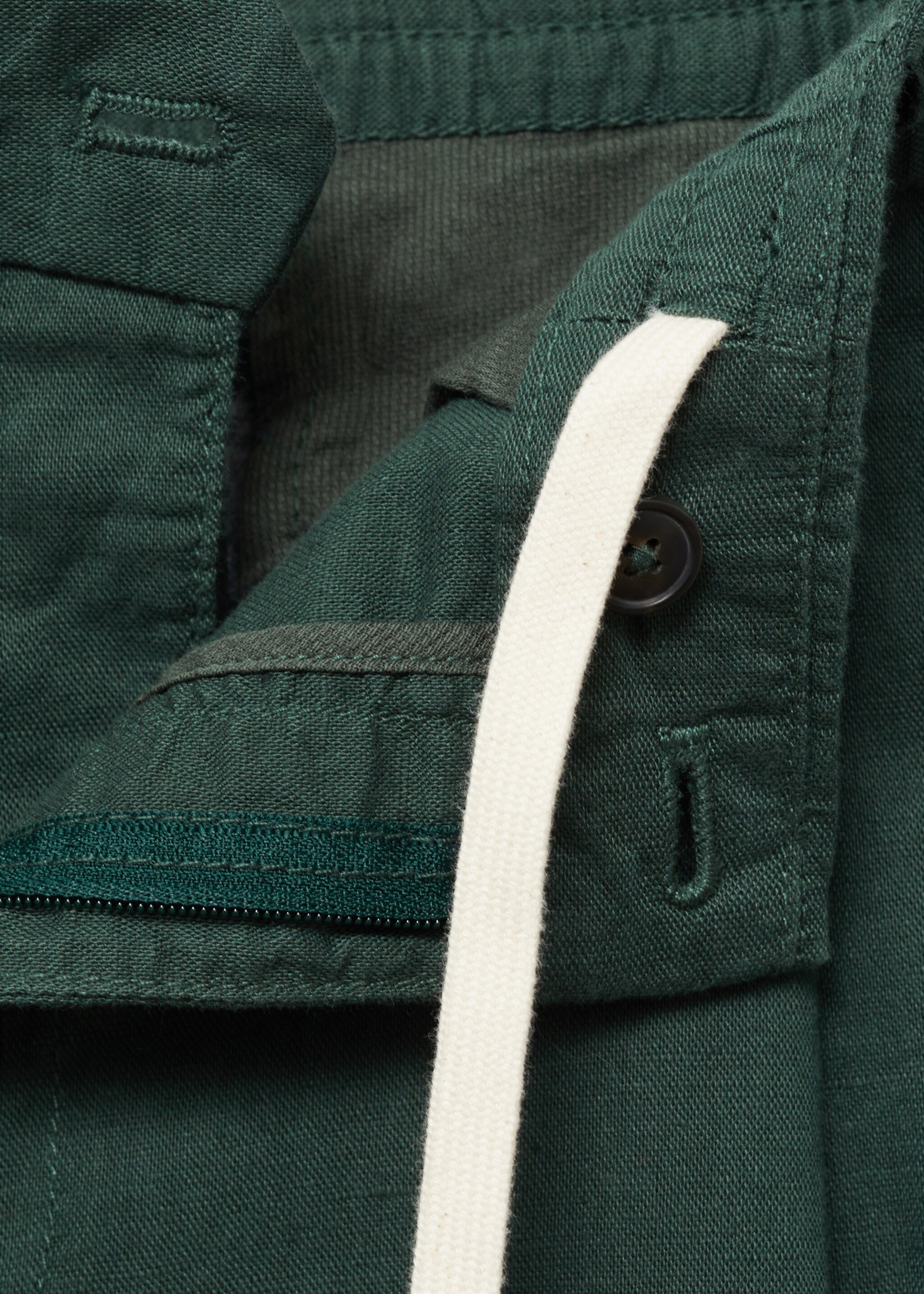 Slim-fit trousers with drawstring - Details of the article 8