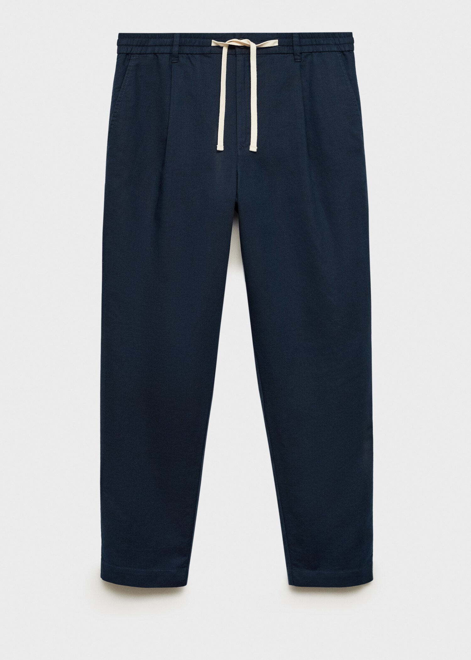 Slim-fit trousers with drawstring - Article without model