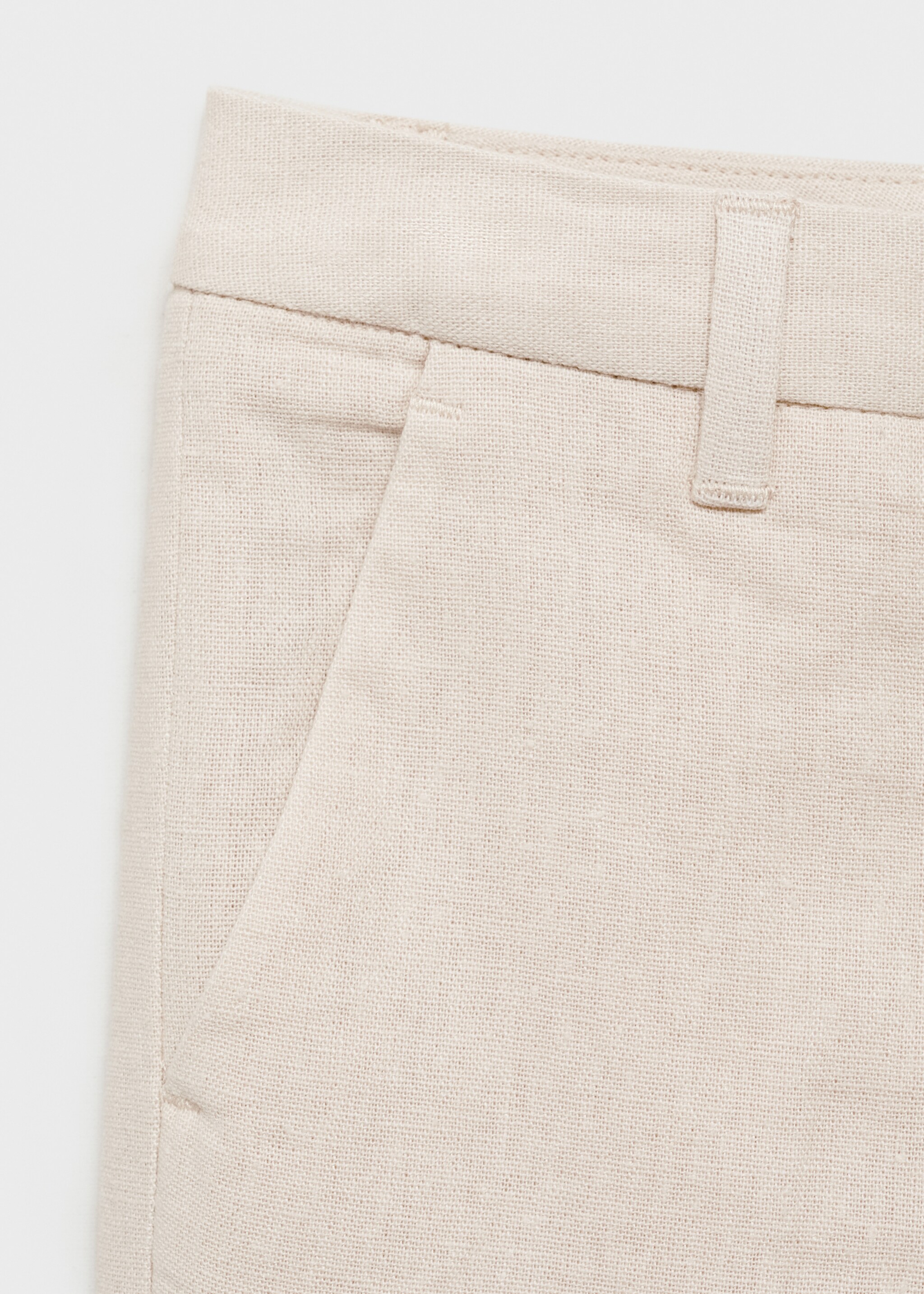 Linen suit trousers - Details of the article 0