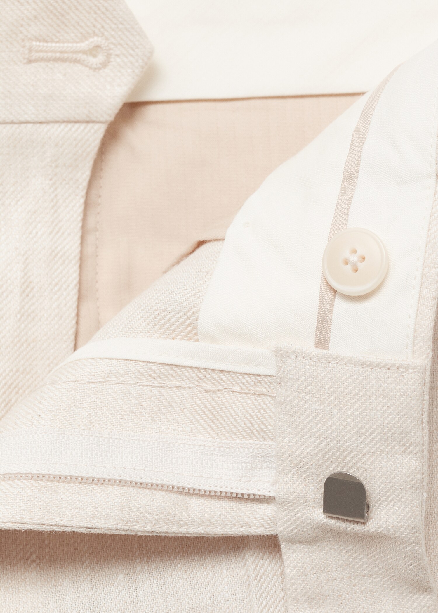 Amalfi slim-fit pantalon 100% linnen - Detail van het artikel 8