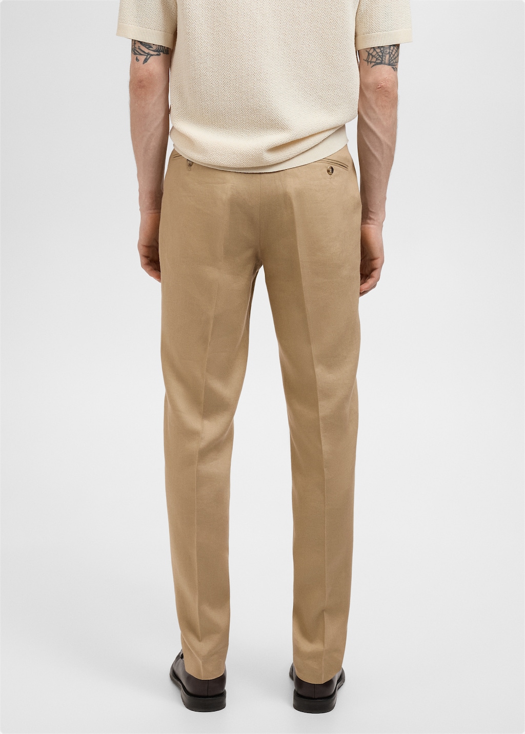 Amalfi 100% linen slim-fit suit pants