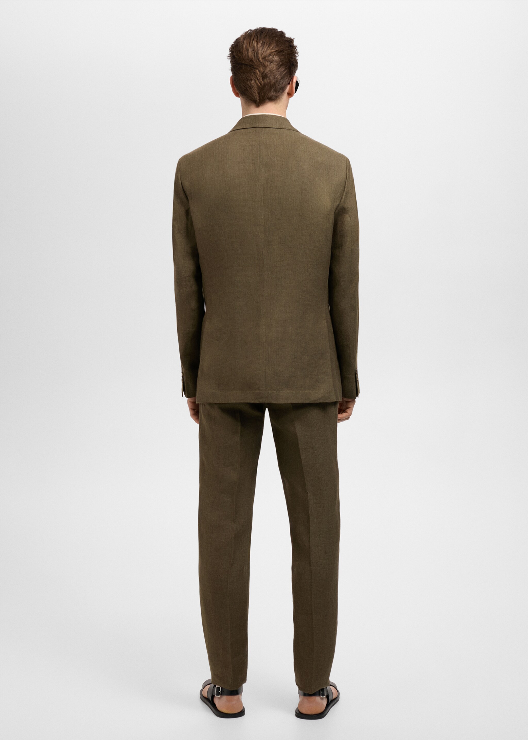 Amerikansk dress 100% lin slim fit - Baksiden av artikkelen