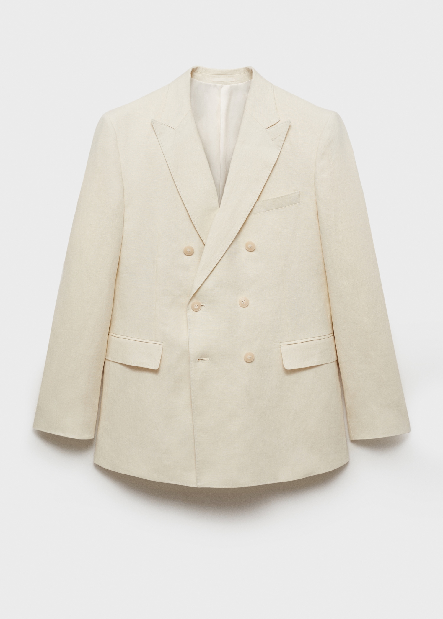 Amalfi double-breasted slim-fit colbert 100% linnen - Artikel zonder model