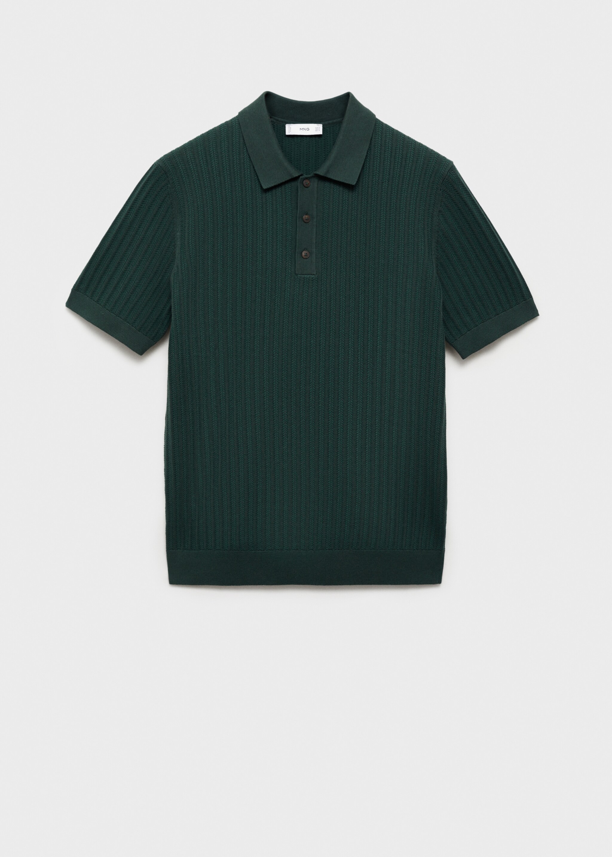 Polo maille fine chevrons - Article sans modèle