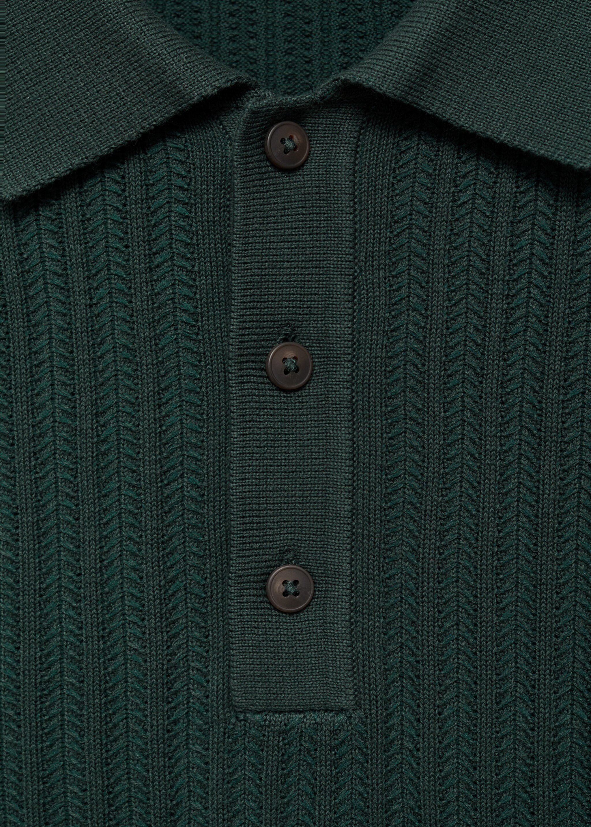 Polo maille fine chevrons - Détail de l'article 8