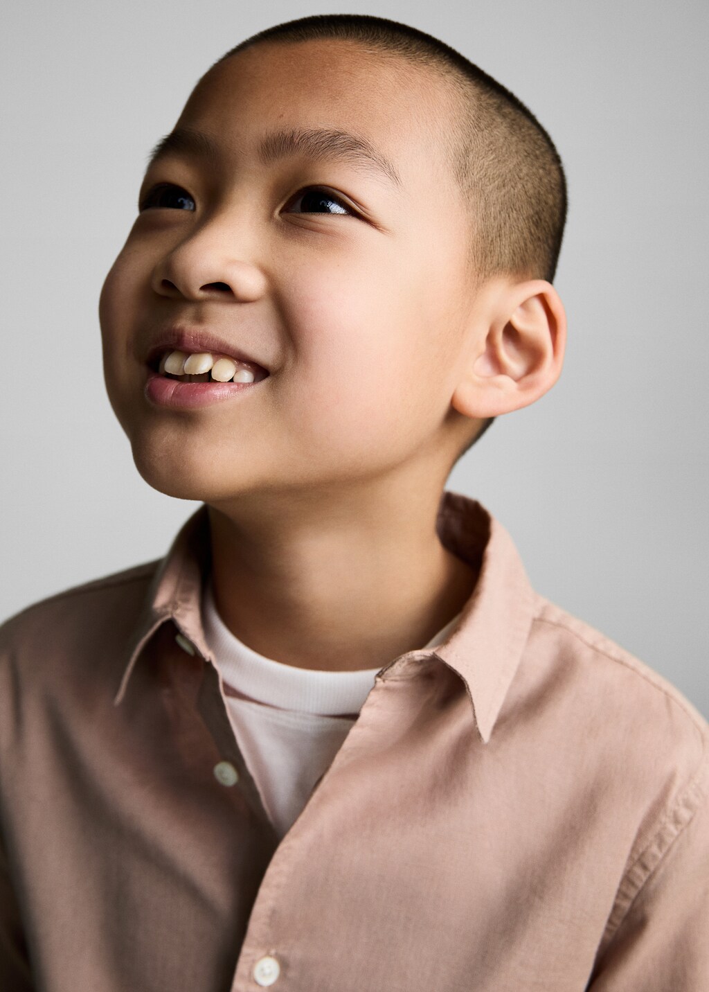 Cotton and linen shirt