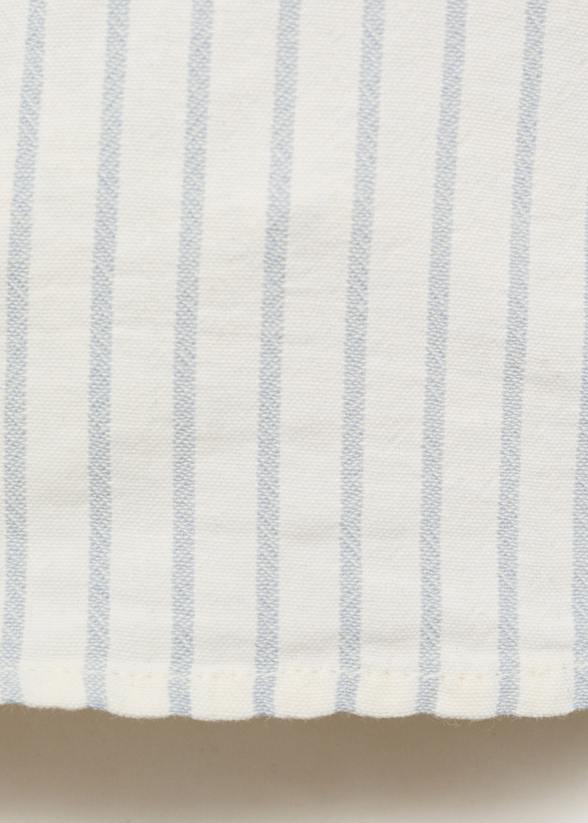 Striped Mao collar shirt - Details of the article 0
