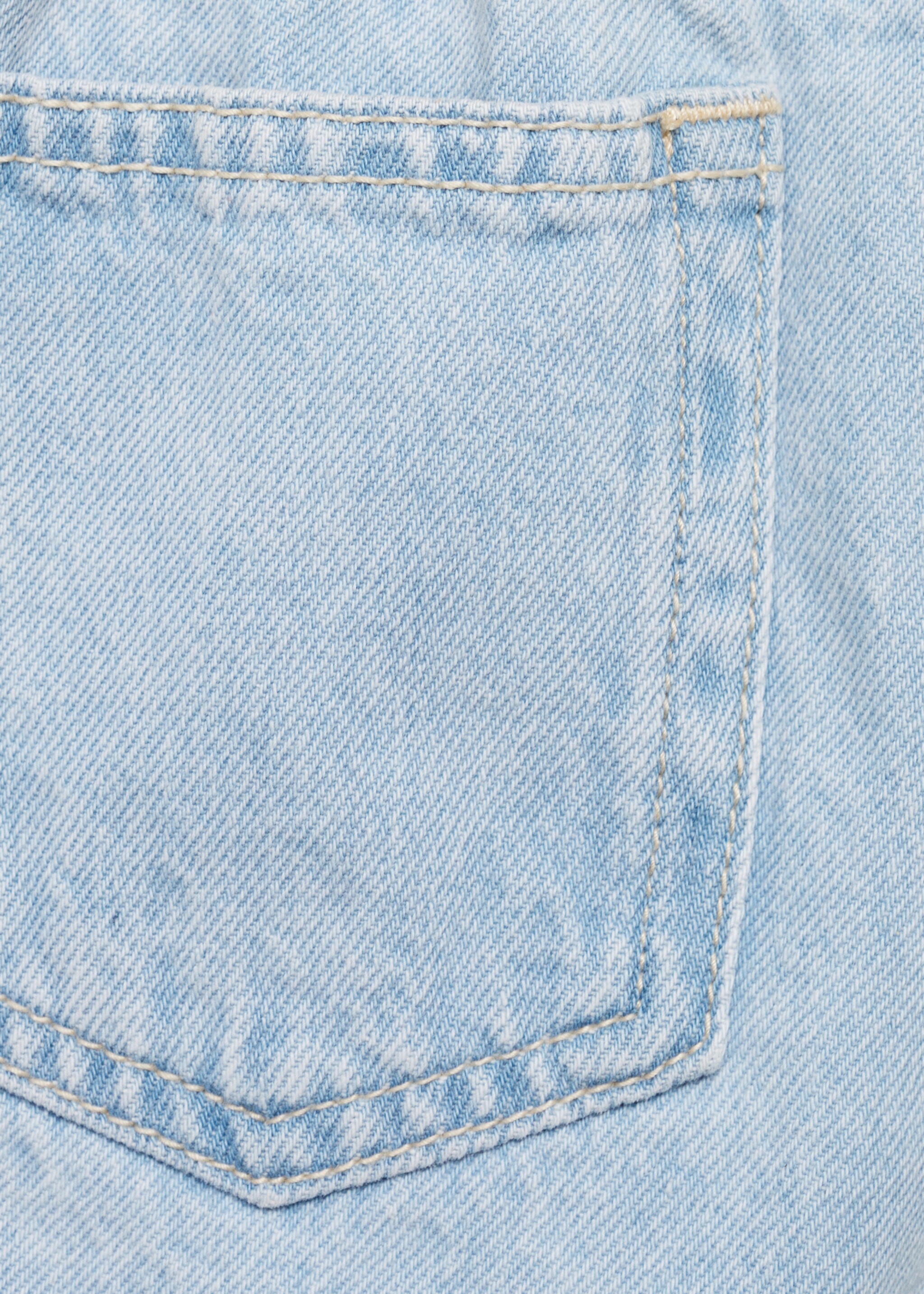 Denim shorts with bow - Details of the article 0