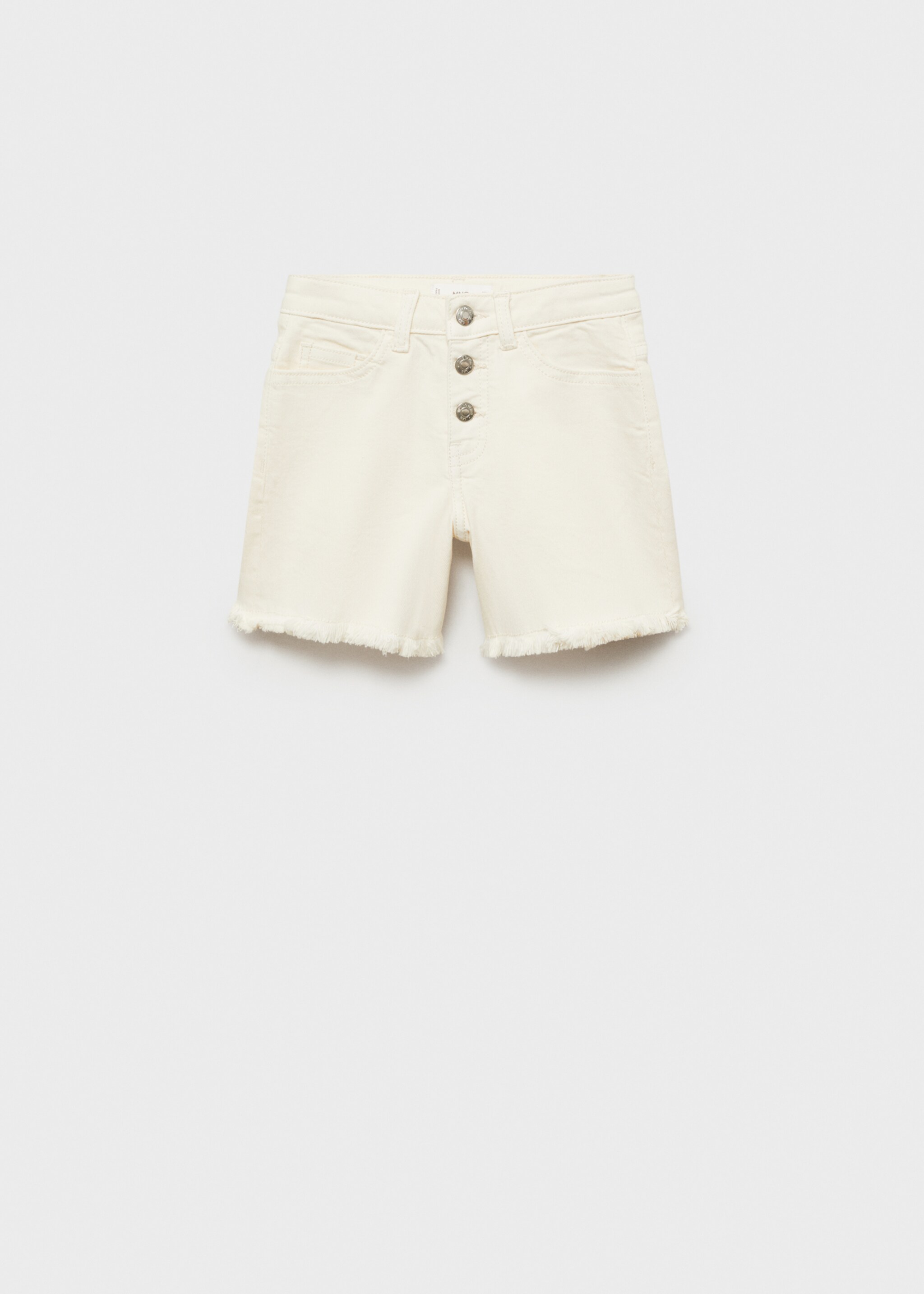 Shorts vaqueros bajo deshilachado - Artículo sin modelo