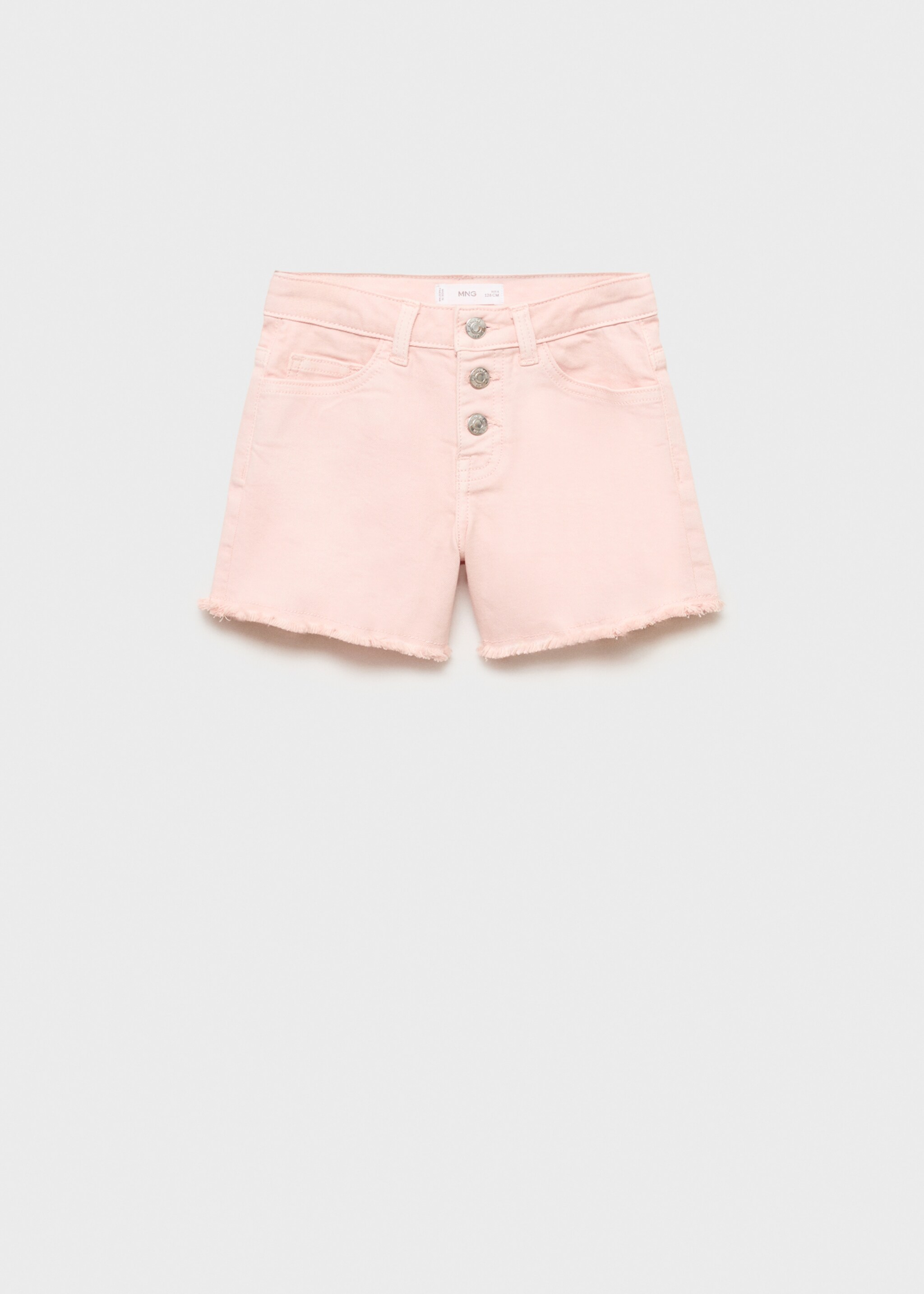 Shorts vaqueros bajo deshilachado - Artículo sin modelo