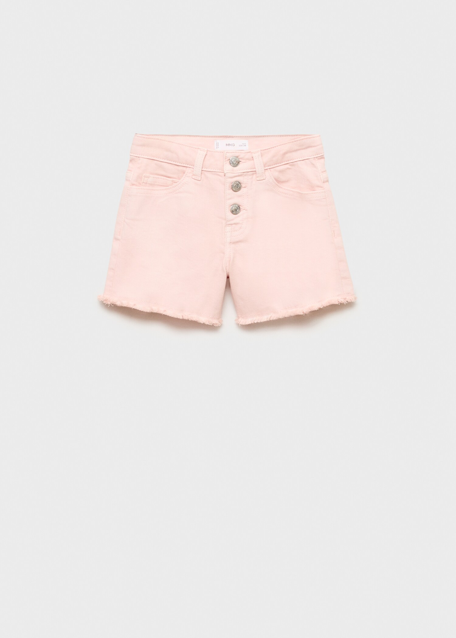 Shorts vaqueros bajo deshilachado - Artículo sin modelo