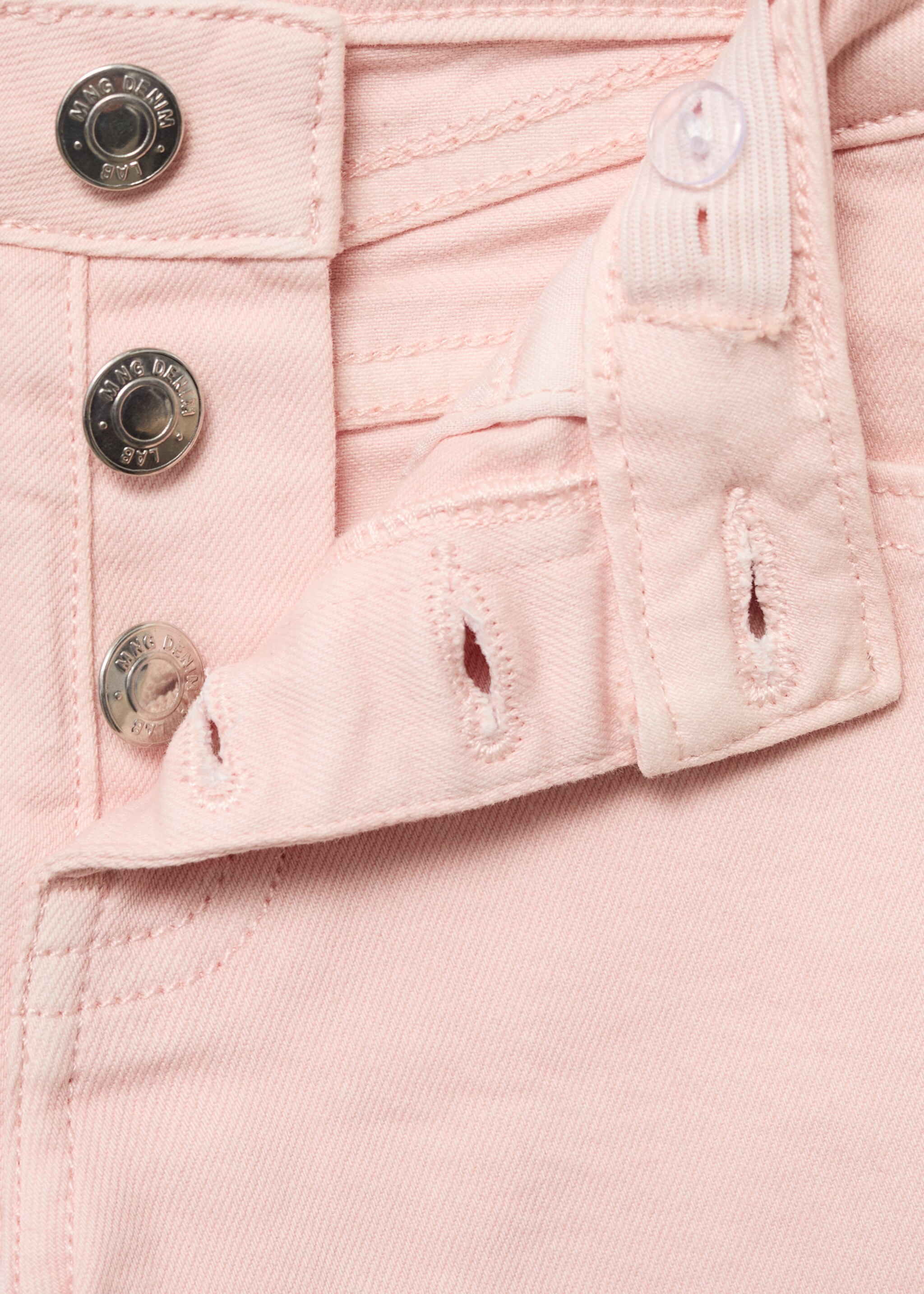 Shorts vaqueros bajo deshilachado - Detalle del artículo 0