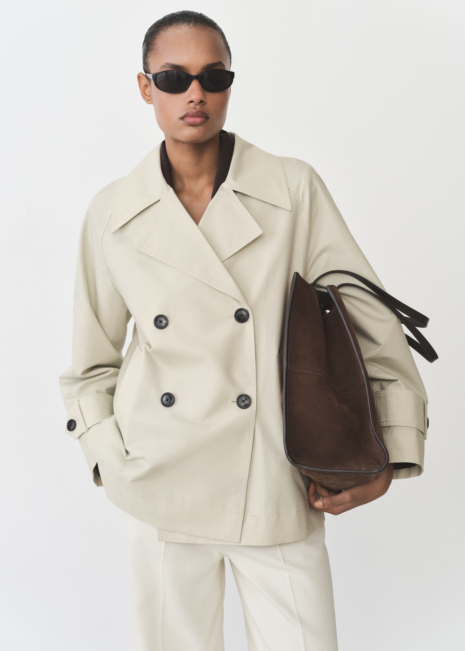 Short Trench Trench Beige Femme Mango Trench Short Short Trench