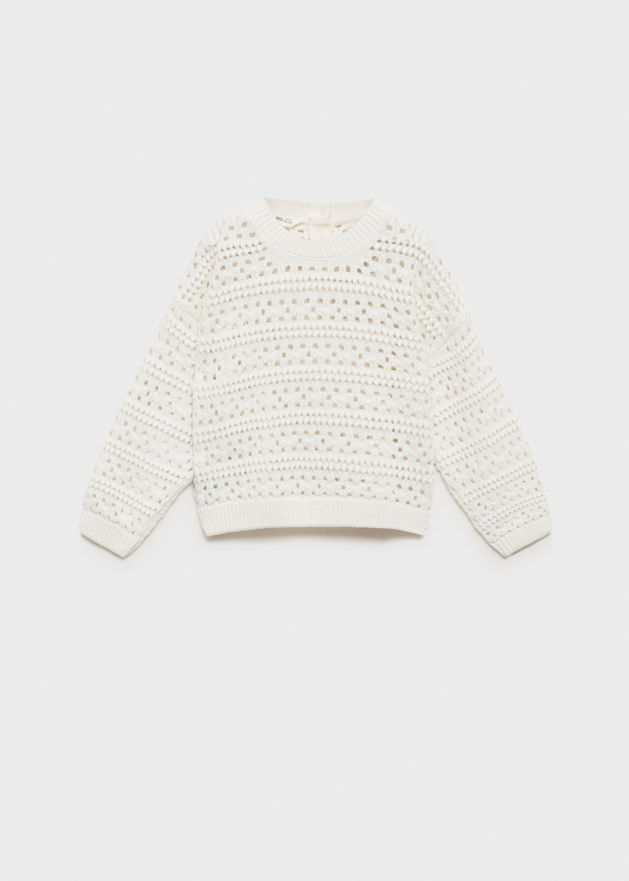 Openwork cotton sweater - Article without model
