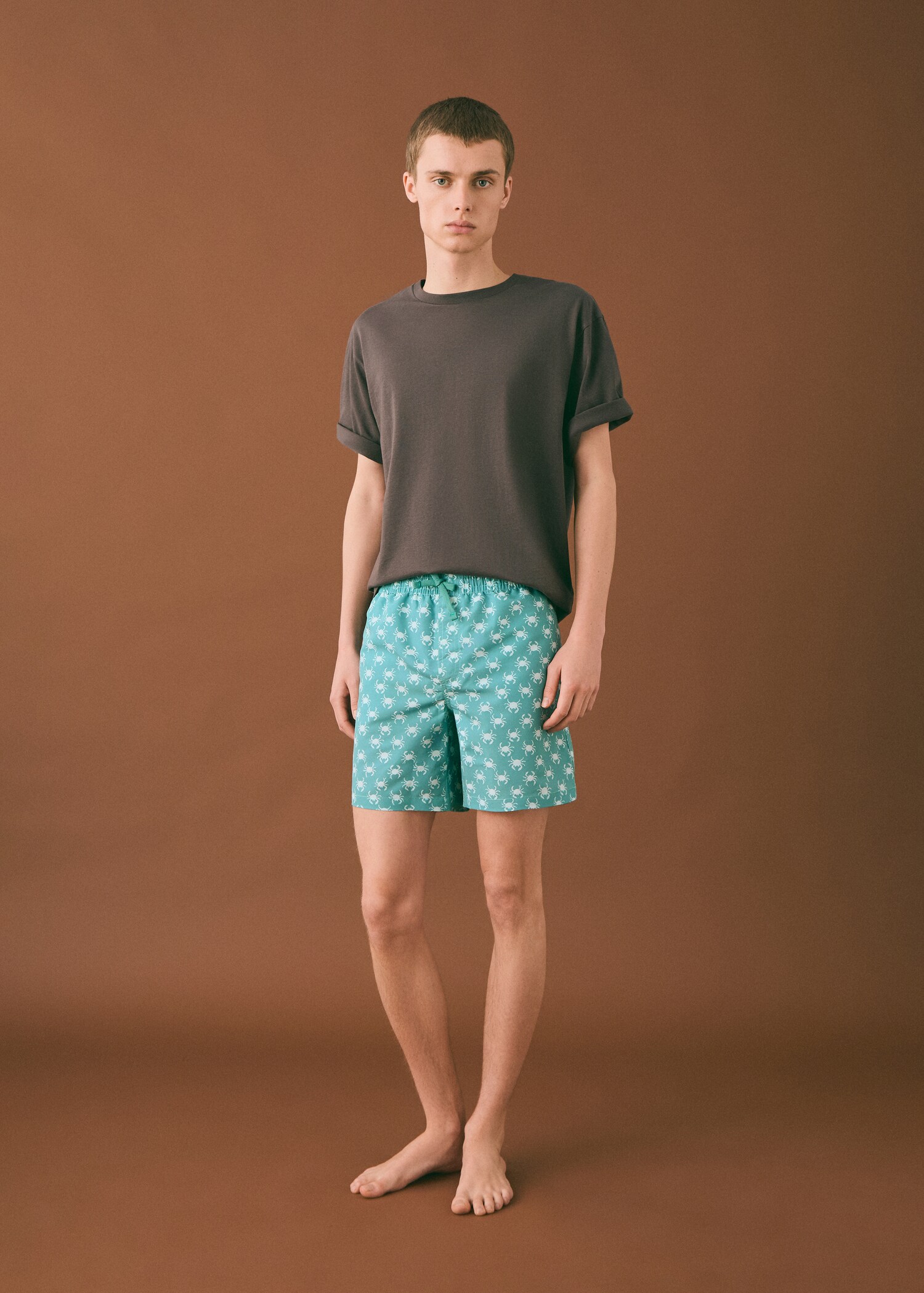Crab-print swimsuit - Details of the article 2