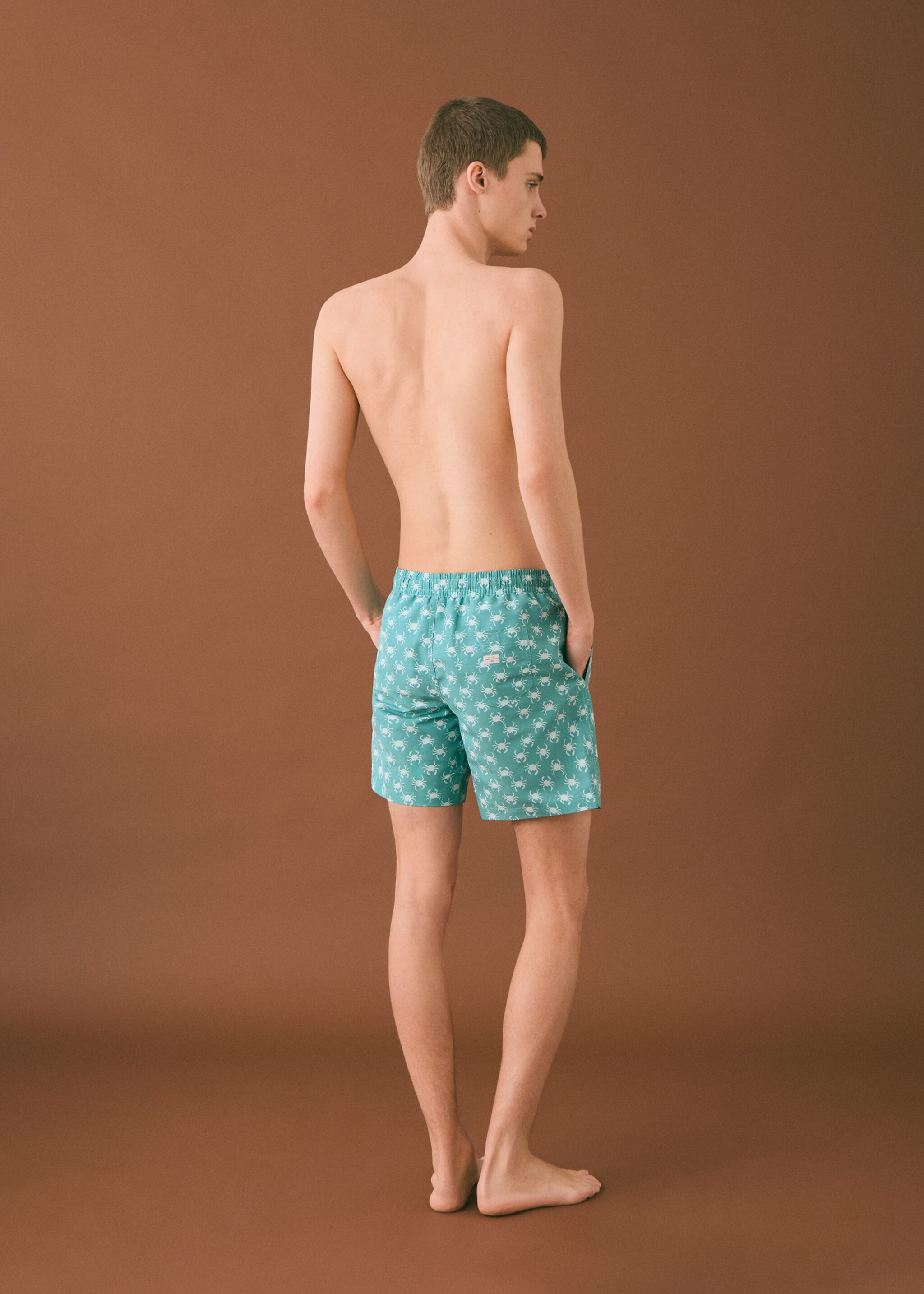 Bañador estampado cangrejos - Reverso del artículo