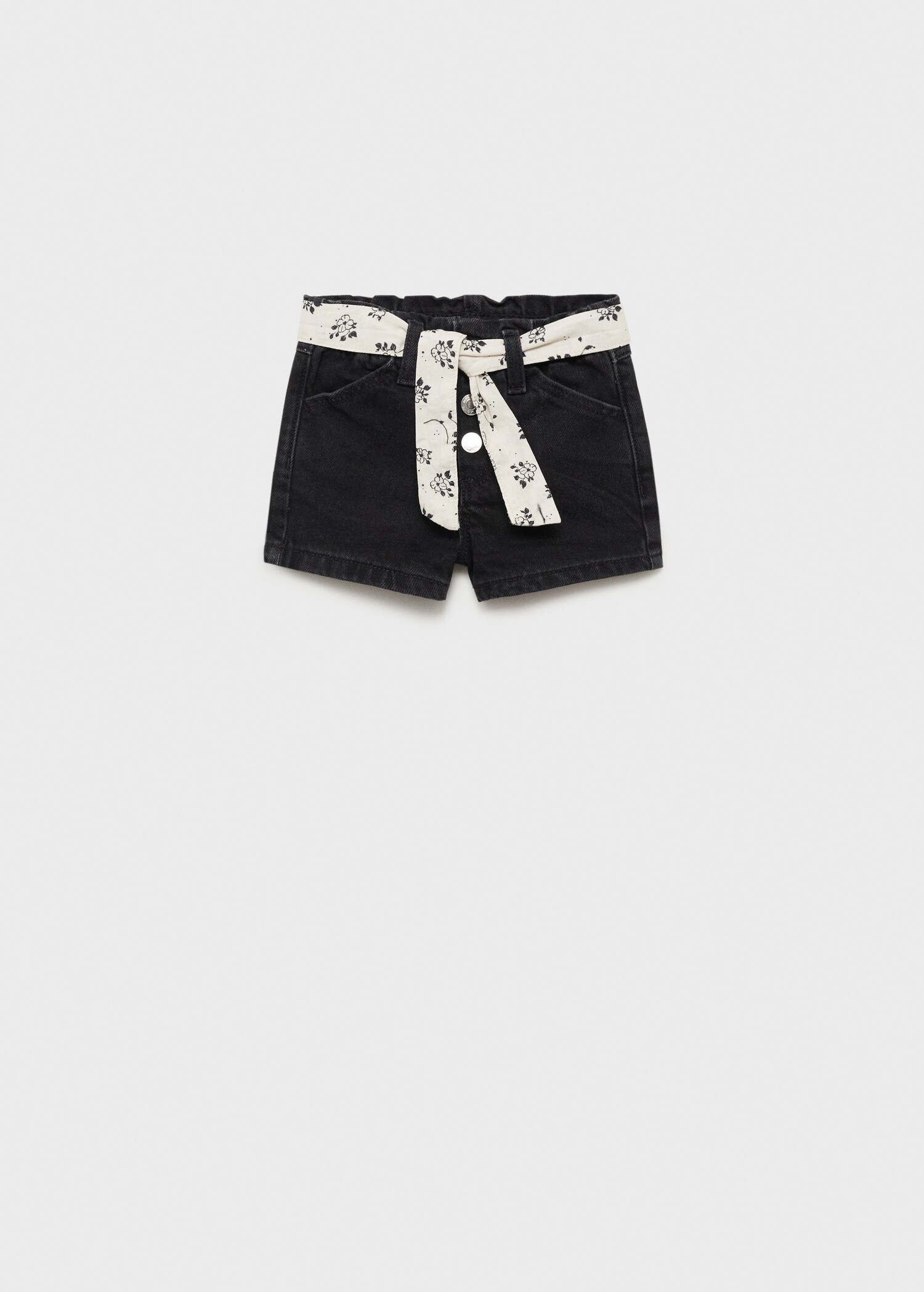Short en jean ceinture - Article sans modèle