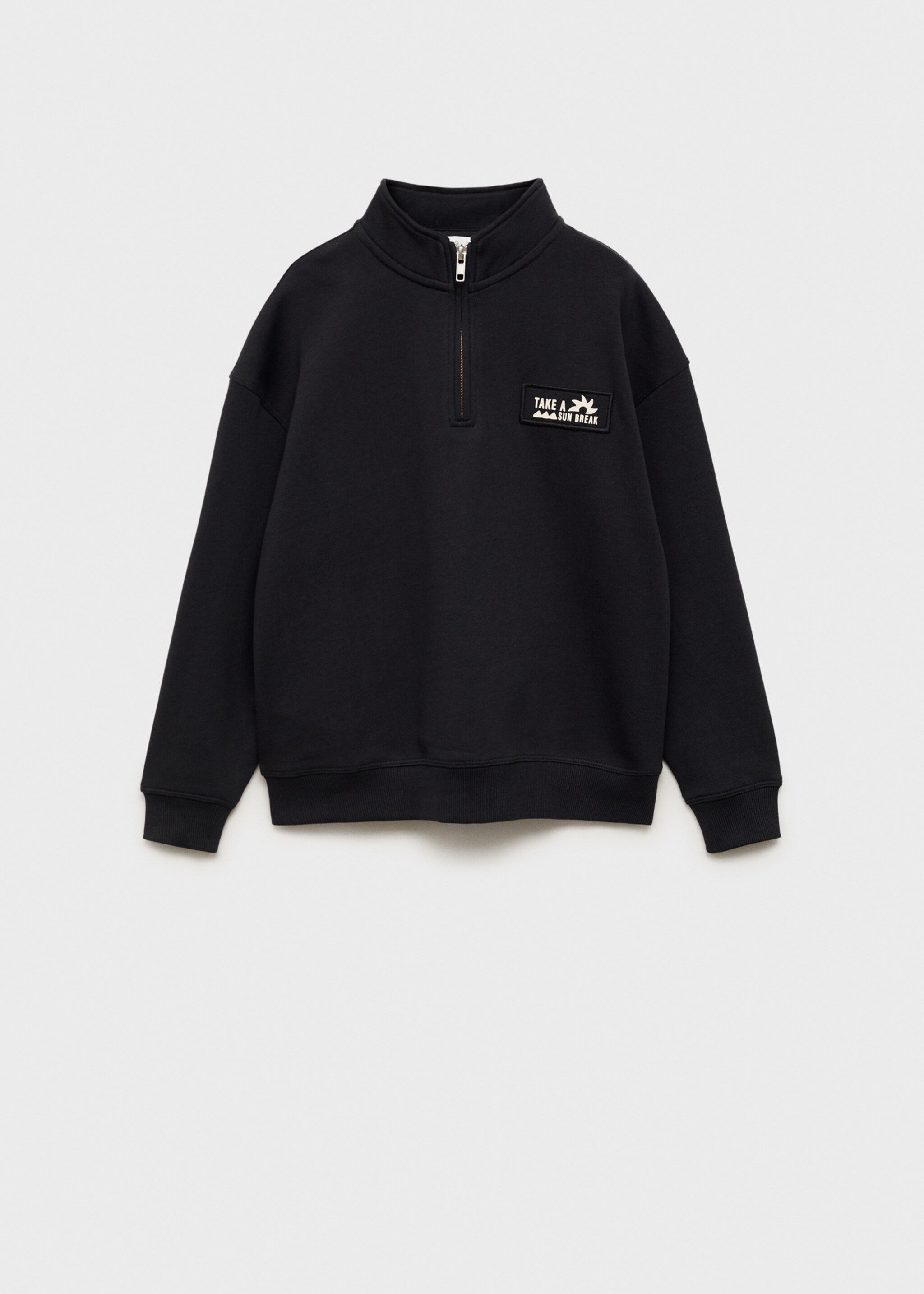 Turtleneck sweatshirt with zip - Article without model