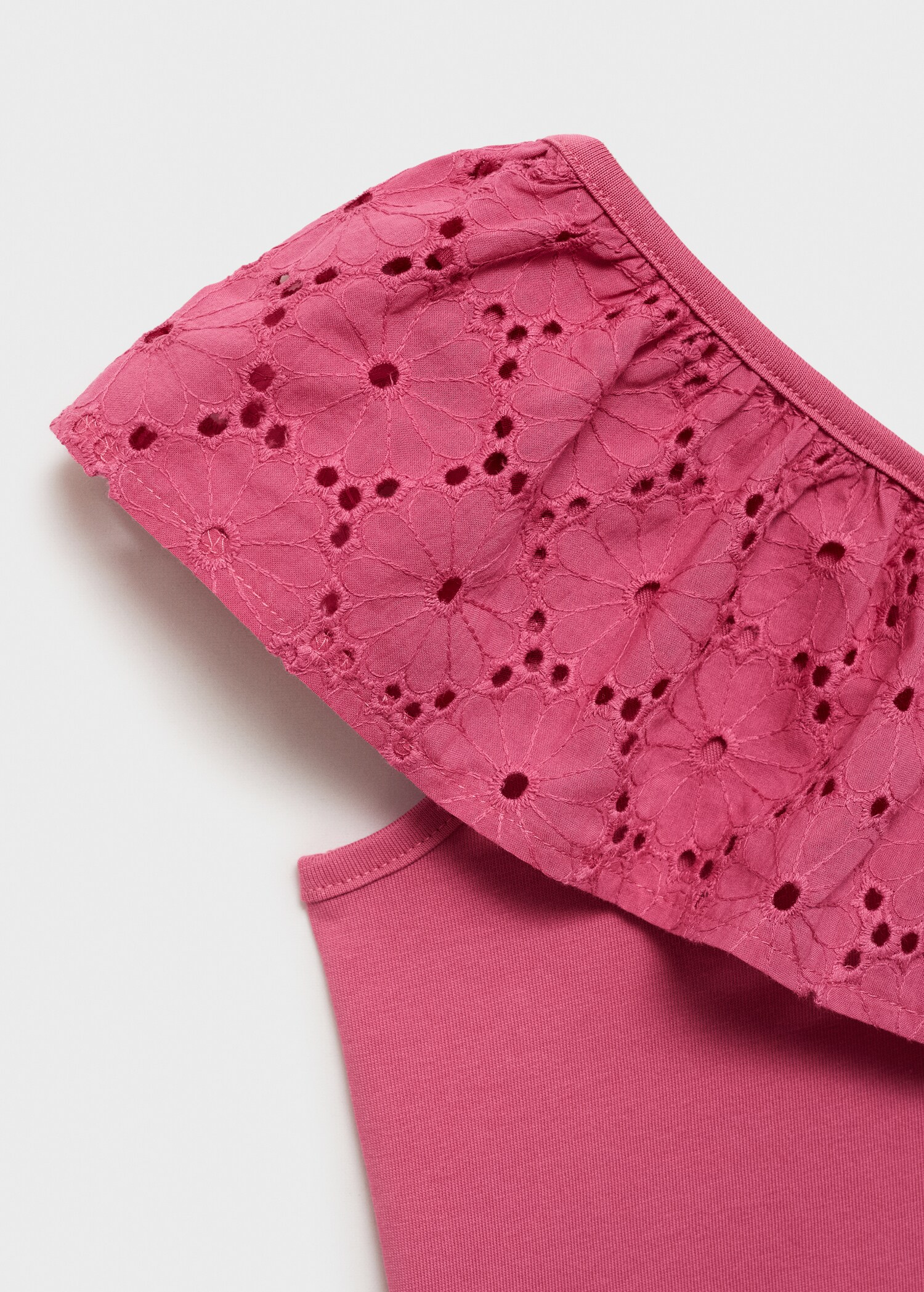 Ruffled asymmetric T-shirt - Details of the article 8