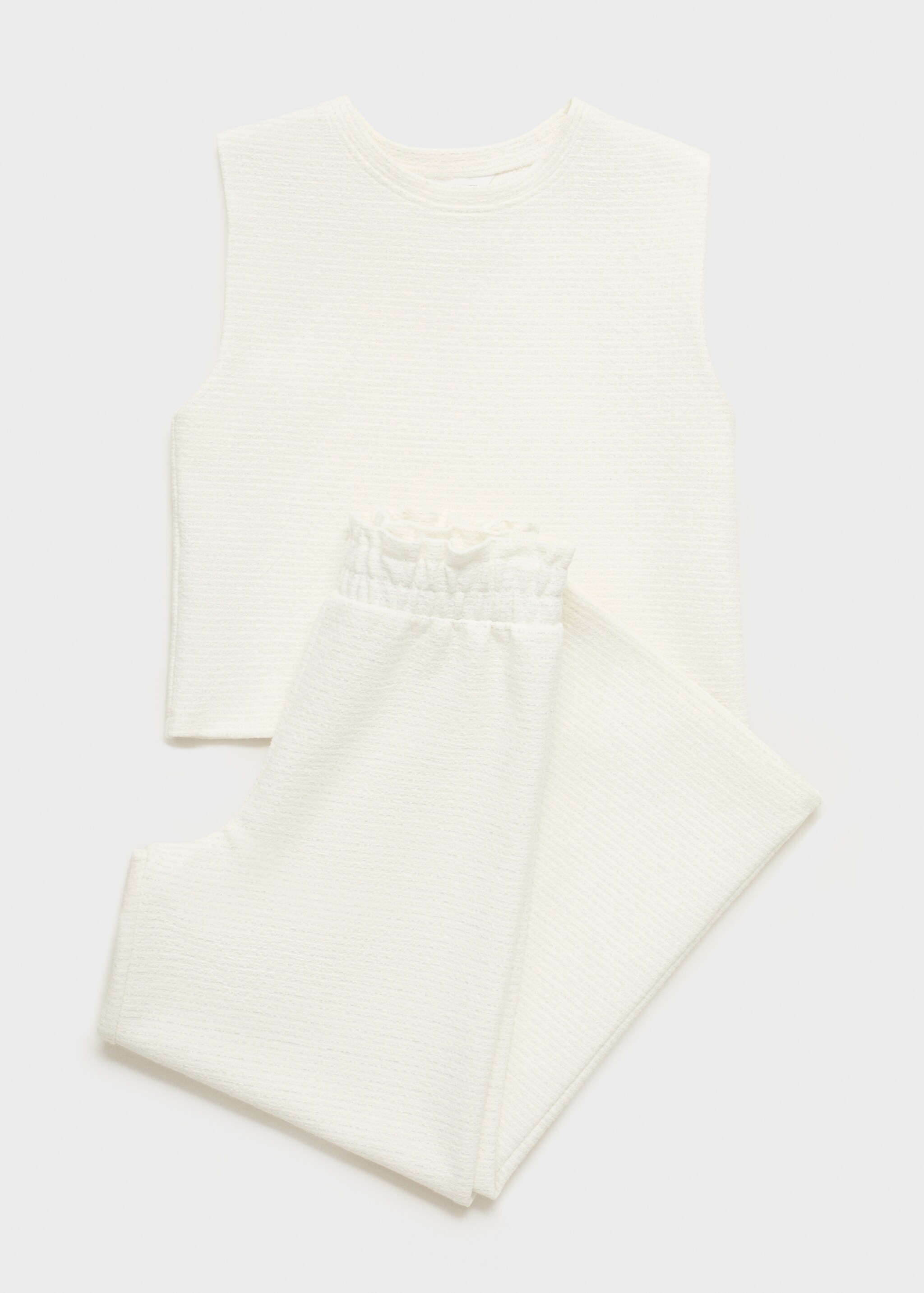 T-shirt coton texturé - Détail de l'article 8