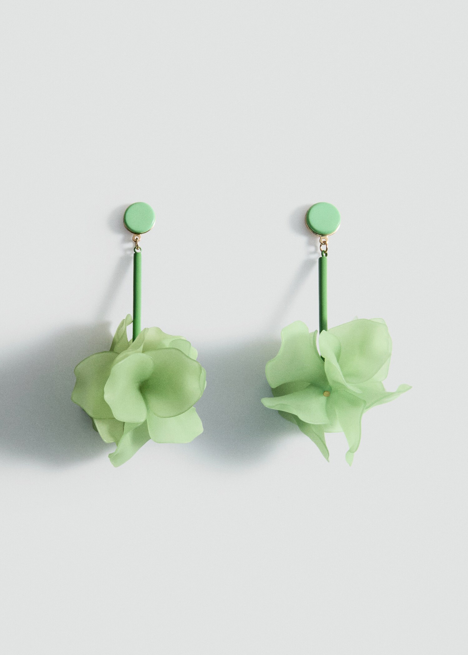 Hanging floral earrings - Article without model