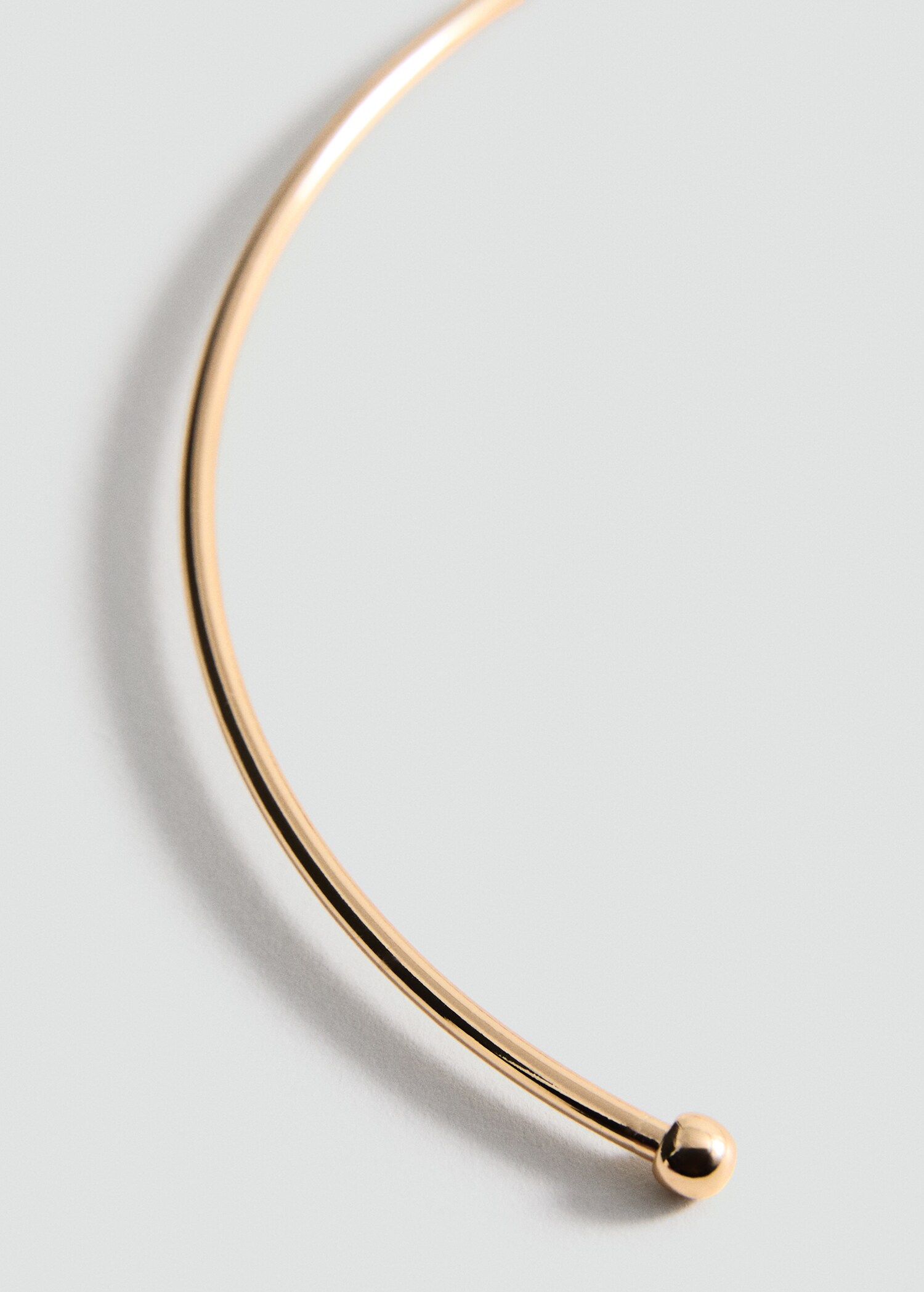 Collier rigide design circulaire - Plan moyen