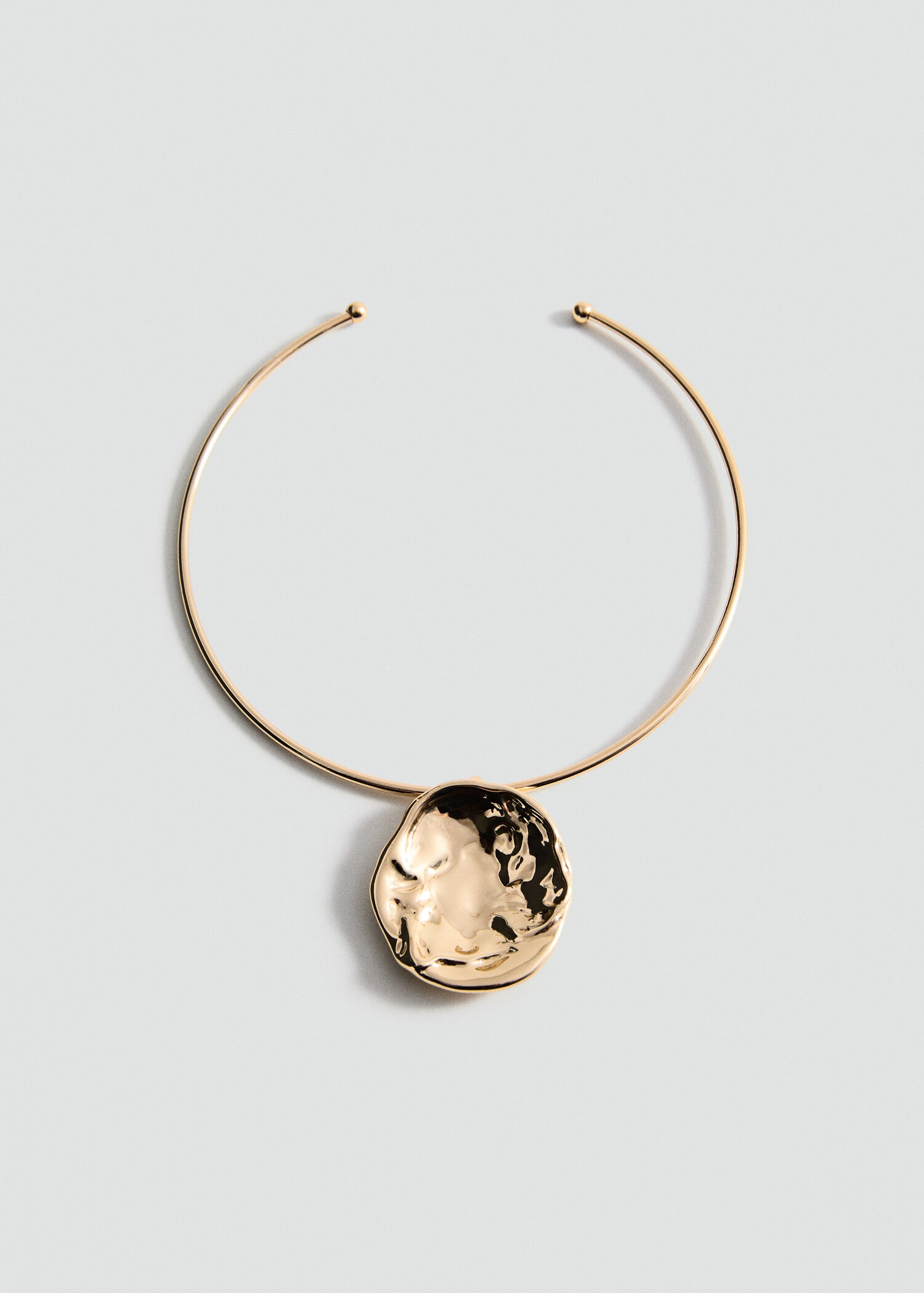 Collier rigide design circulaire - Article sans modèle